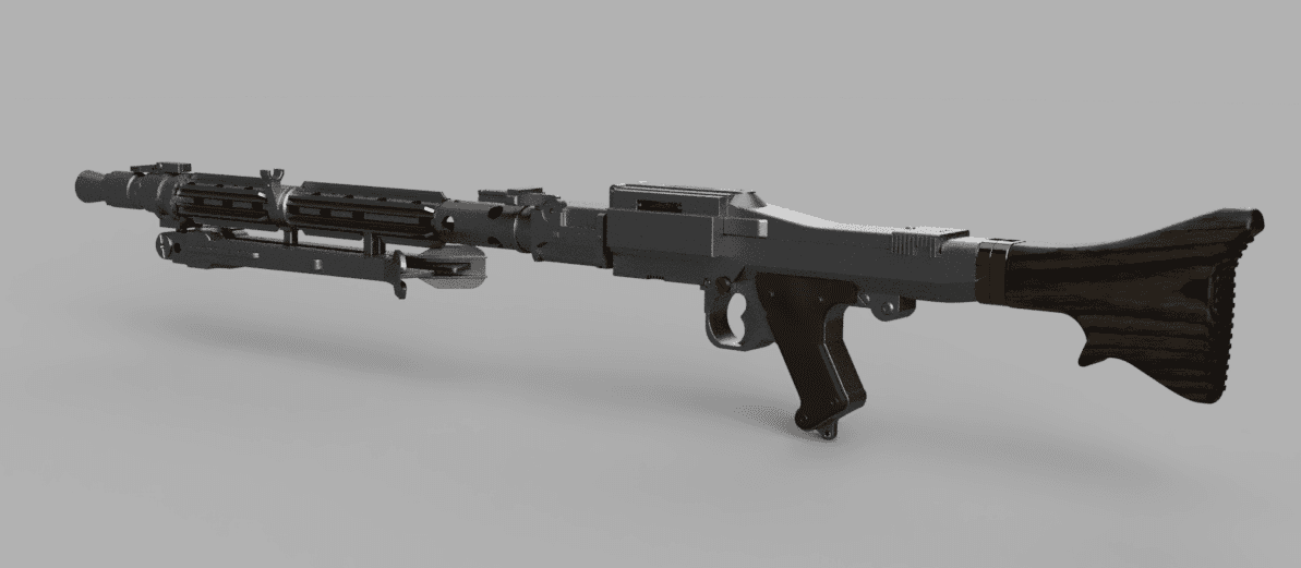 DLT-19 Heavy Blaster - Star Wars 3d model