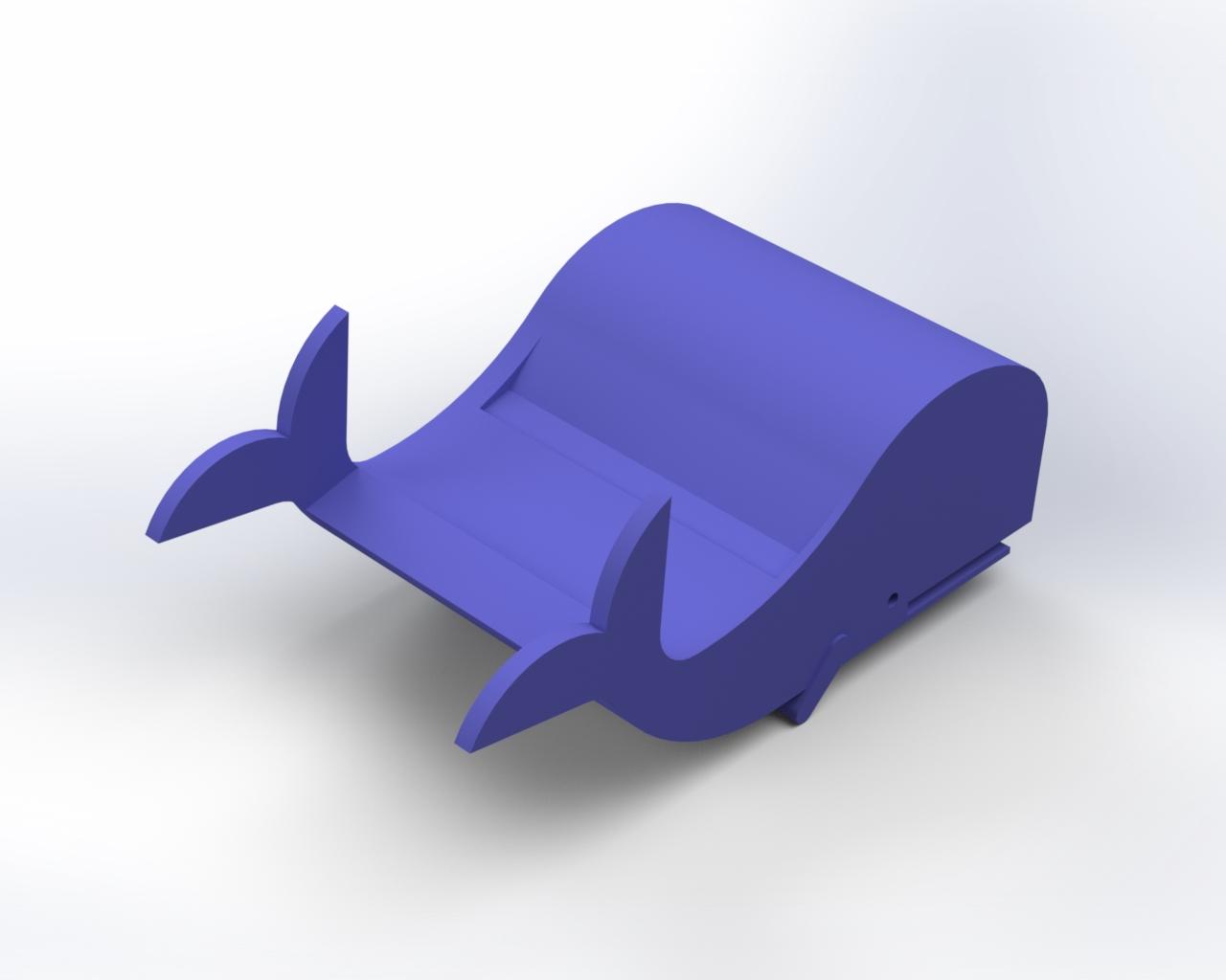 Blue Whale Phone Holders.SLDPRT 3d model