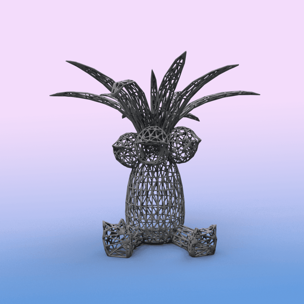 #103 Exeggutor Pokemon Wiremon Figure 3d model