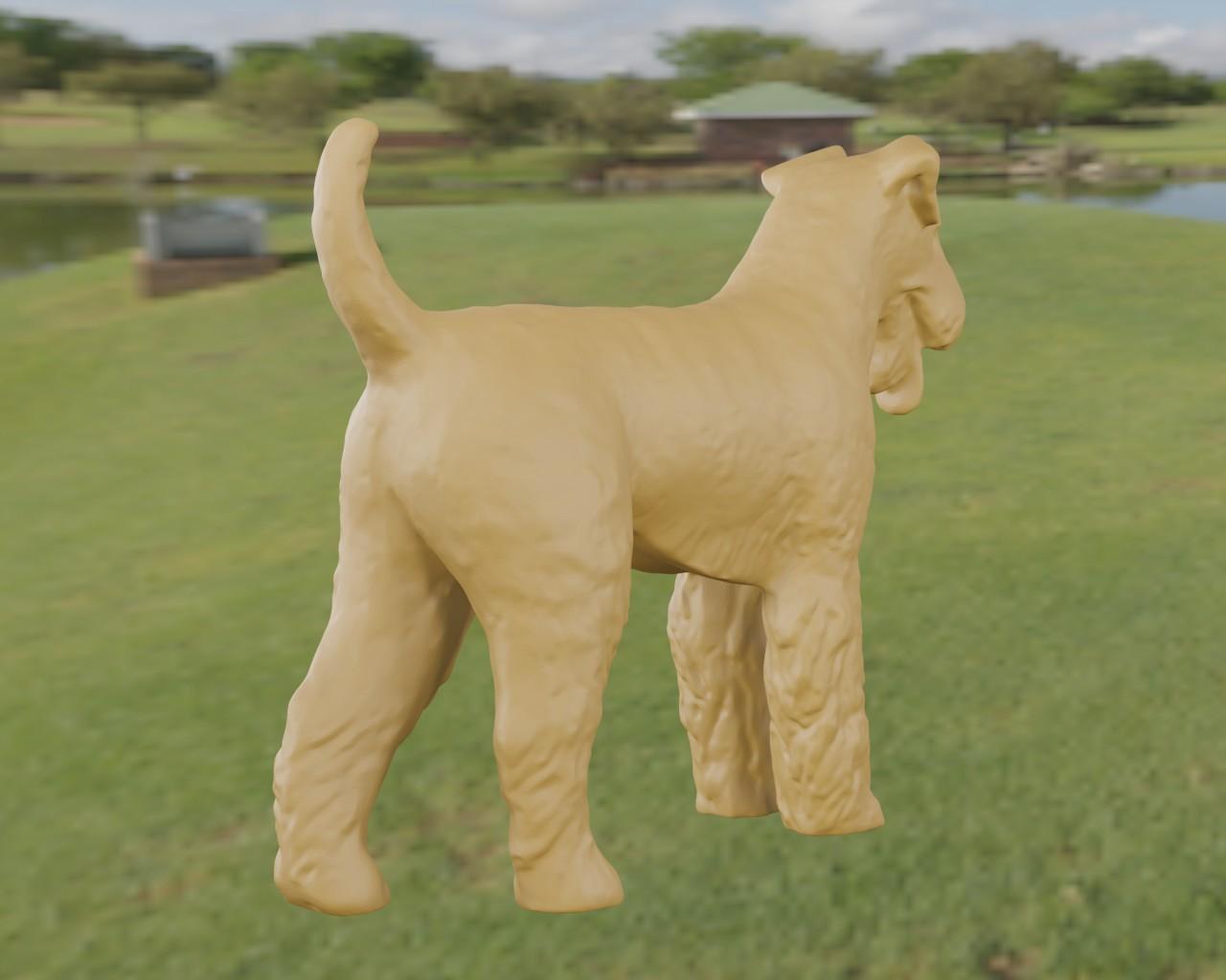 Airedale Terrier 3d model