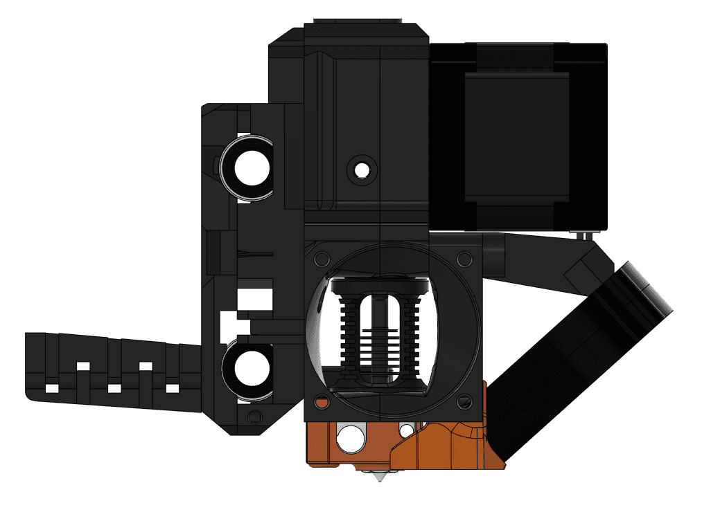 Prusa MK3S Dragon Hotend Upgrade Kit 3d model