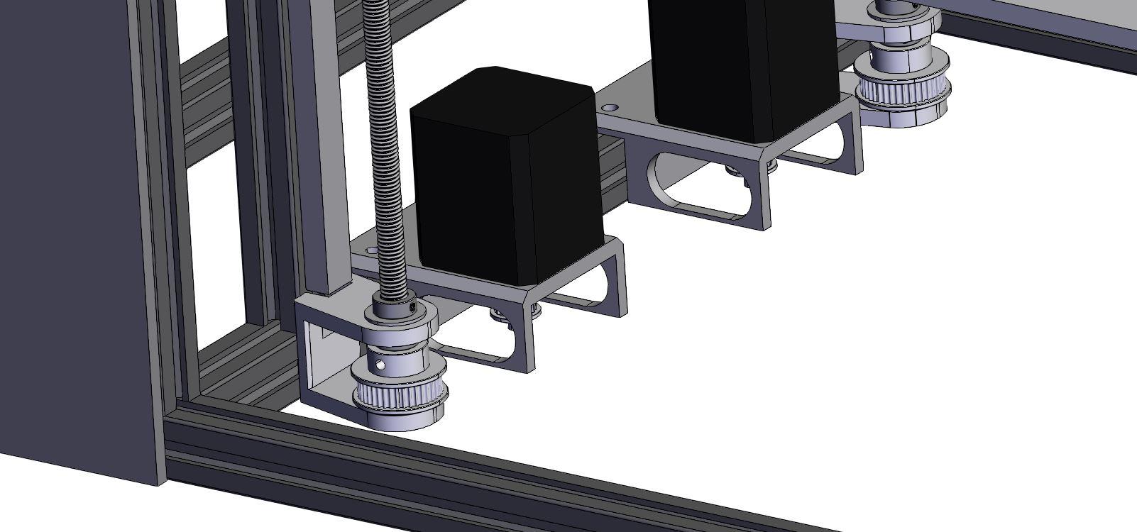 SolidCore CoreXY 200x300 with Stealth XY Mounts - belted z-axis - 3d model