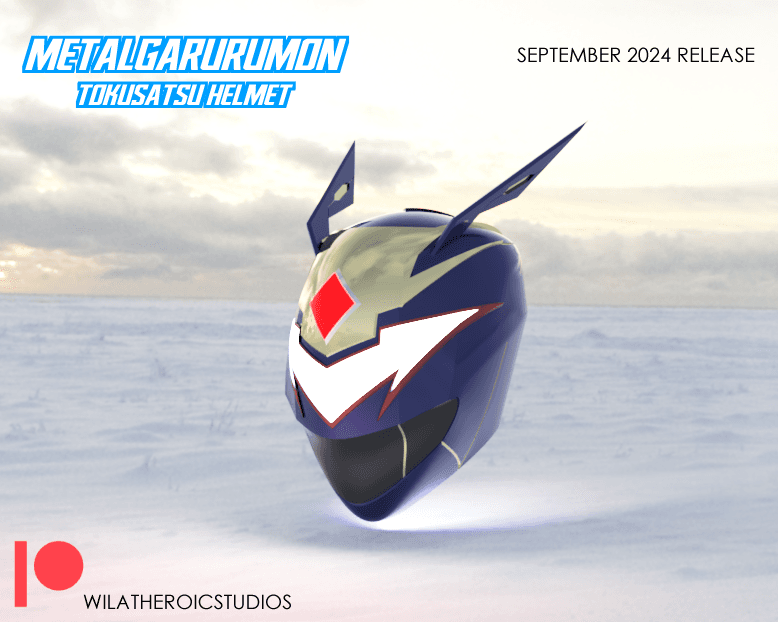 Metalgarurumon Tokusatsu Helmet 3d model