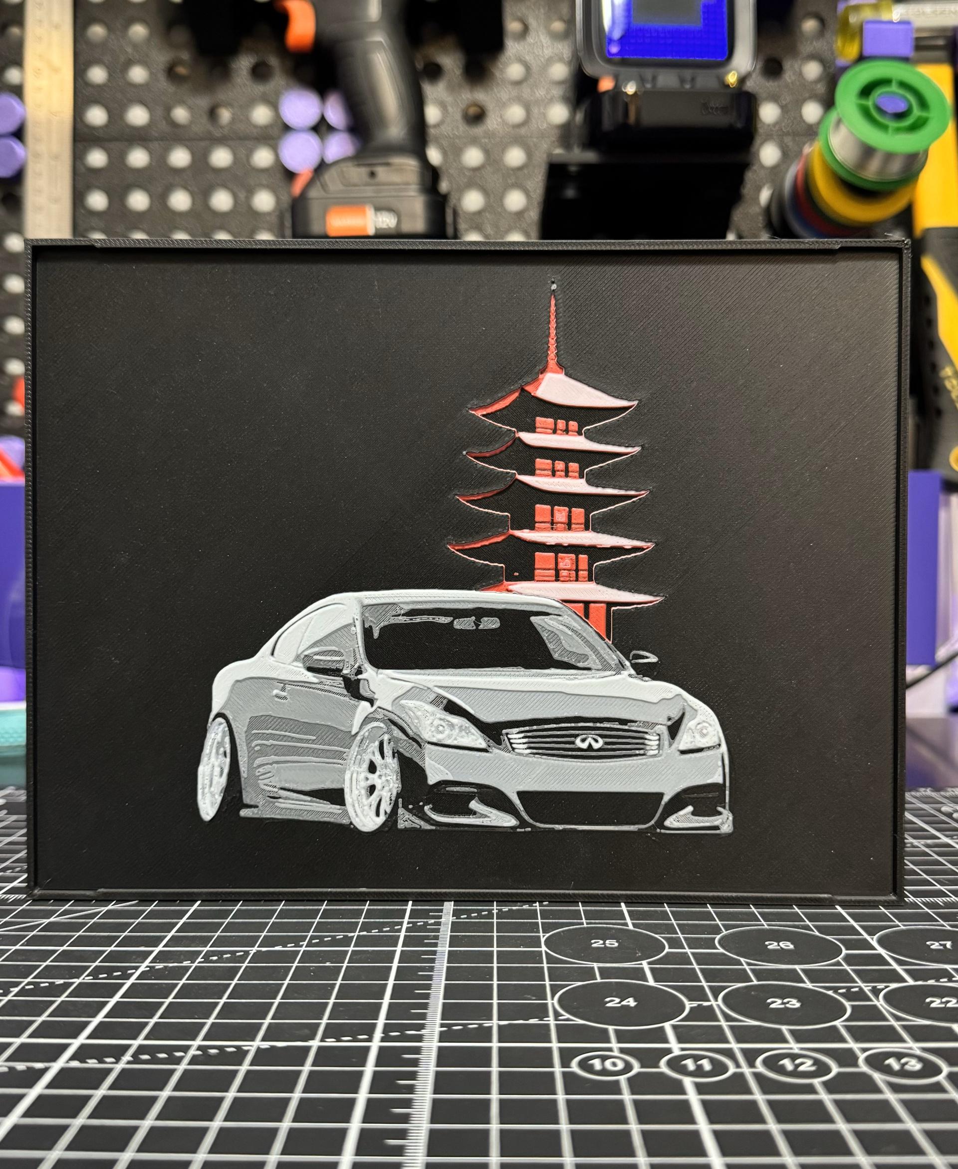 Framed G37 3d model