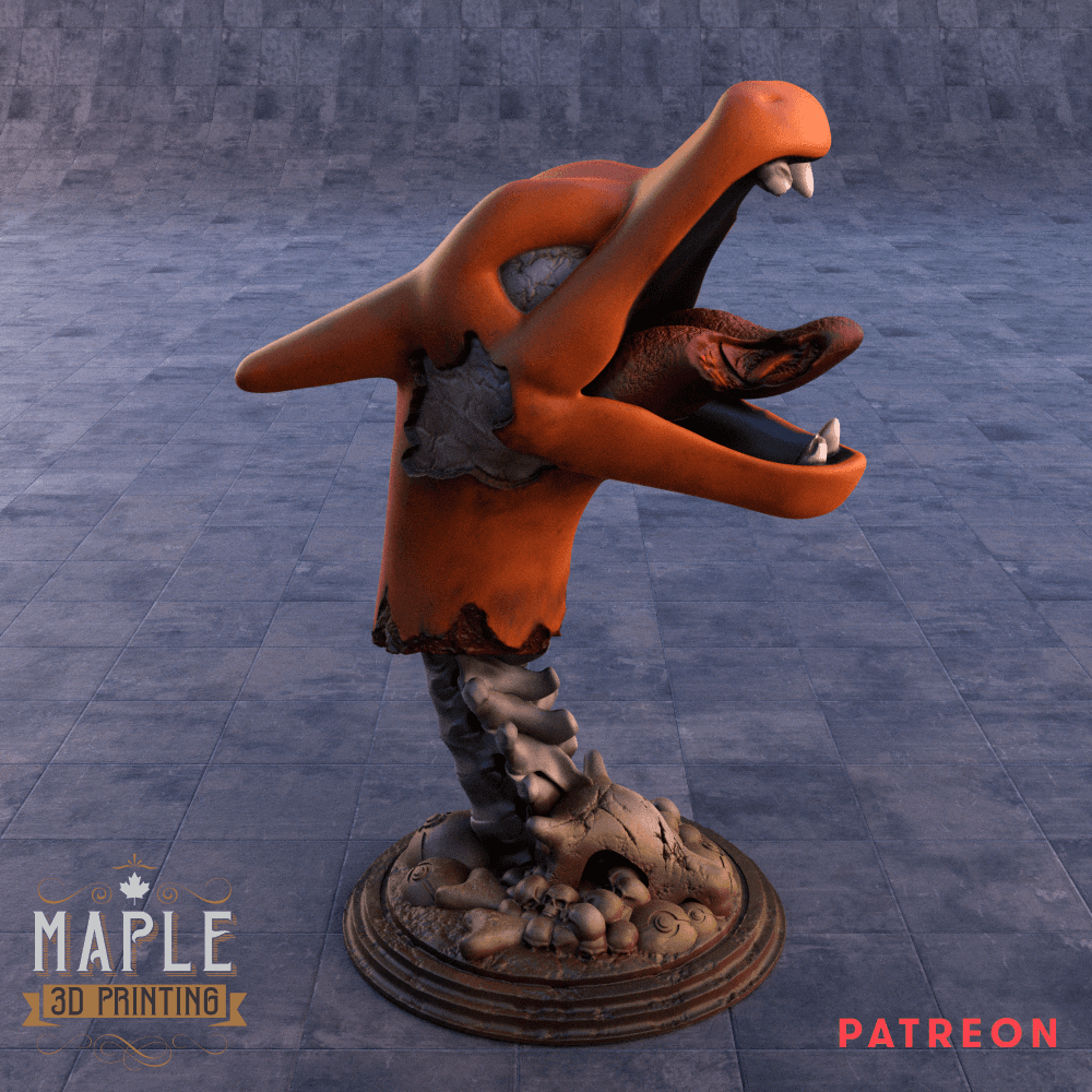 Zombie Charizard 3d model