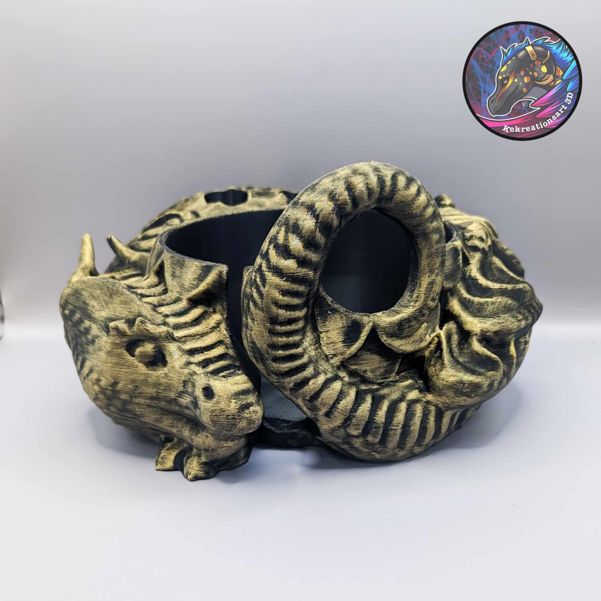 Dragon Planter Yarn Bowl Version 3d model