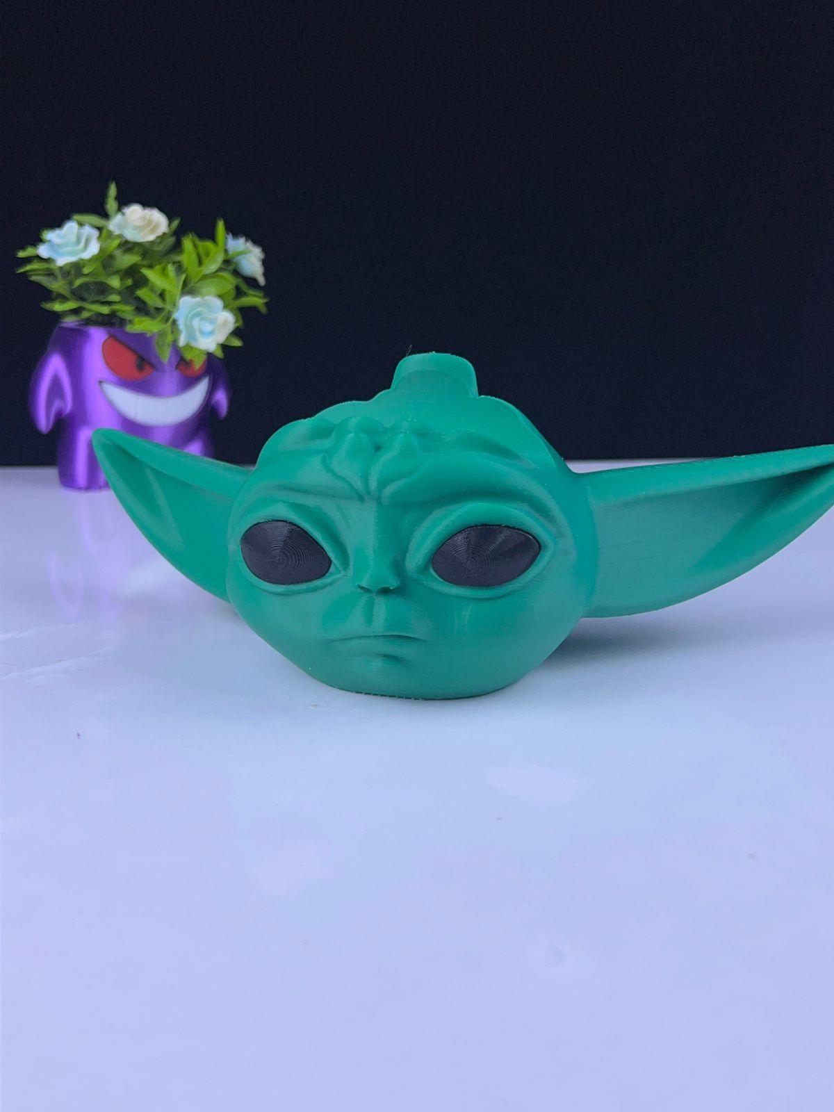 Baby Yoda Controller Holder 3d model