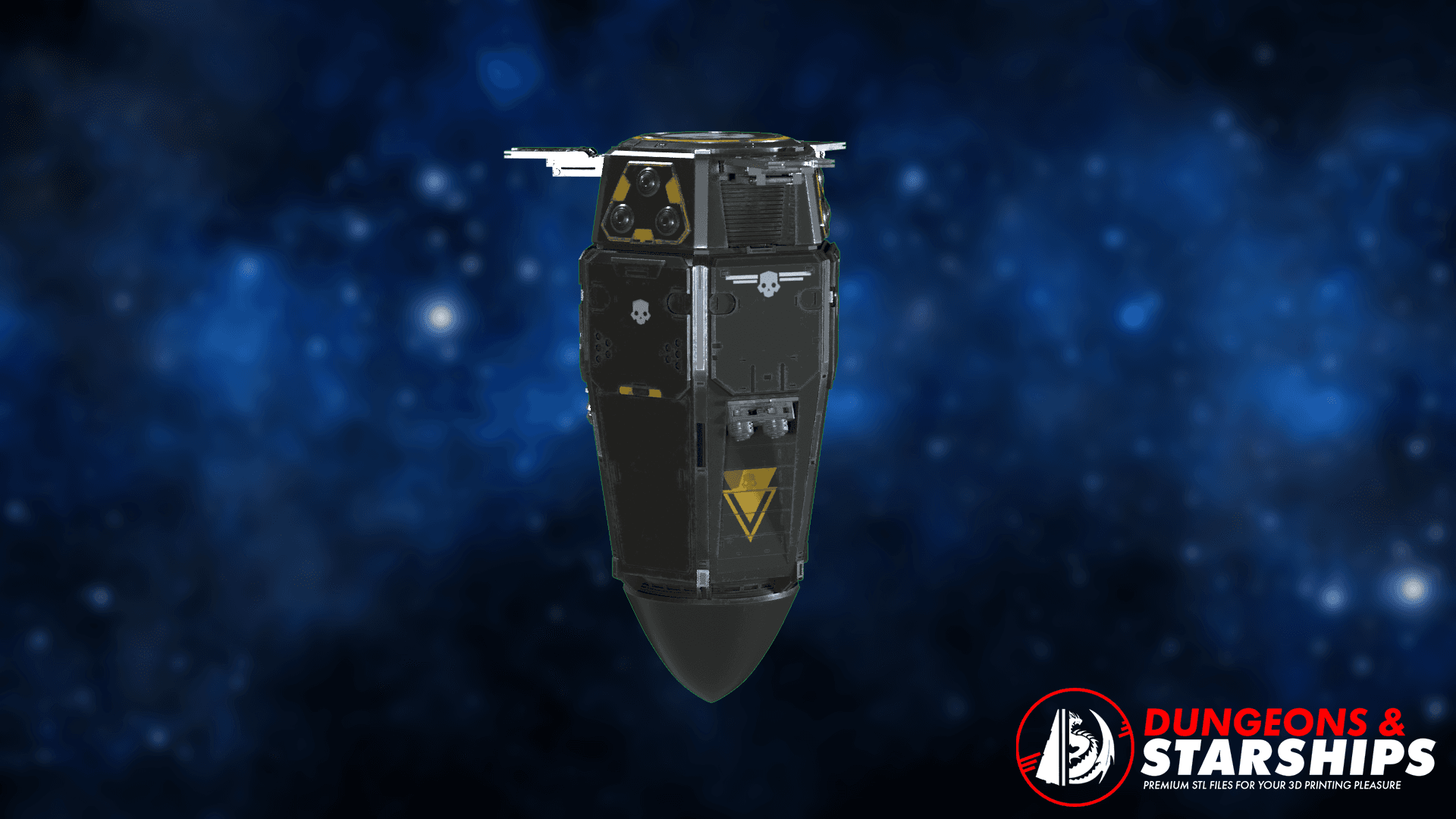 Helldivers 2 Drop Pod 3d model