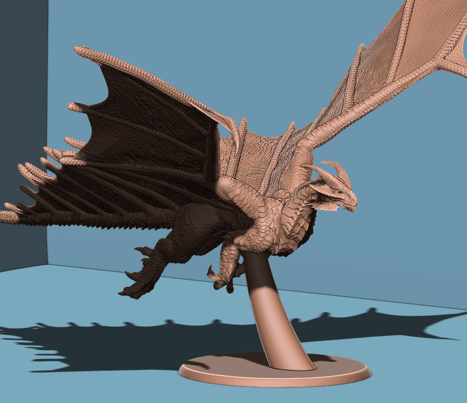 Ancient Copper Dragon 3d model