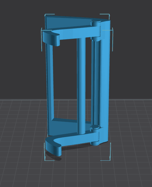 Phone stand with tilt adjustment 3d model