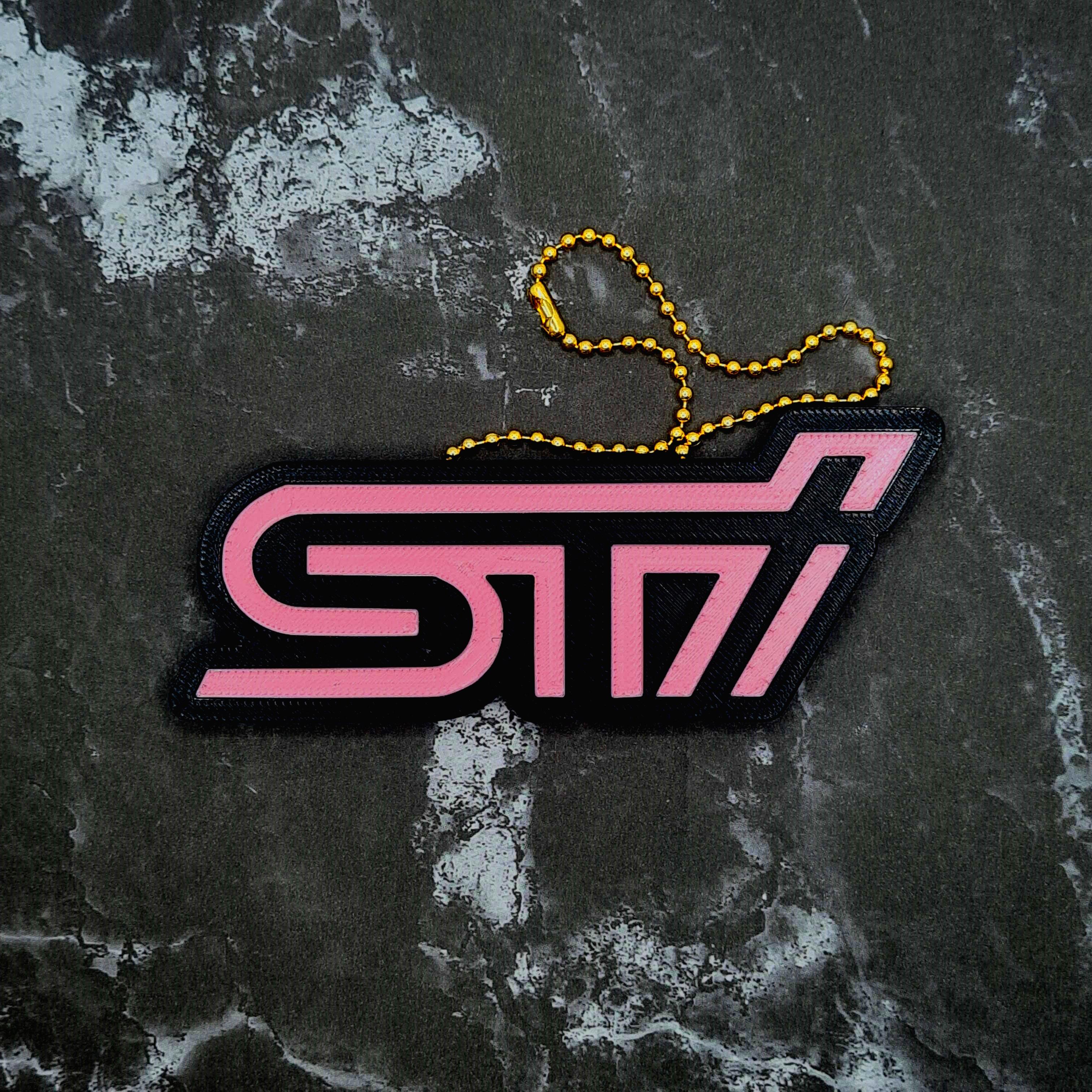 STI Charm (reverse) 3d model