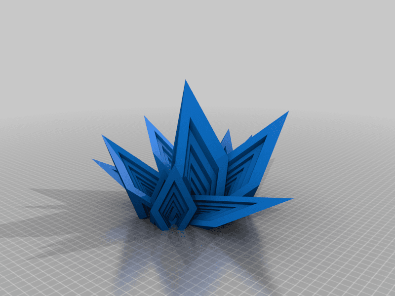 crystal 2 3d model