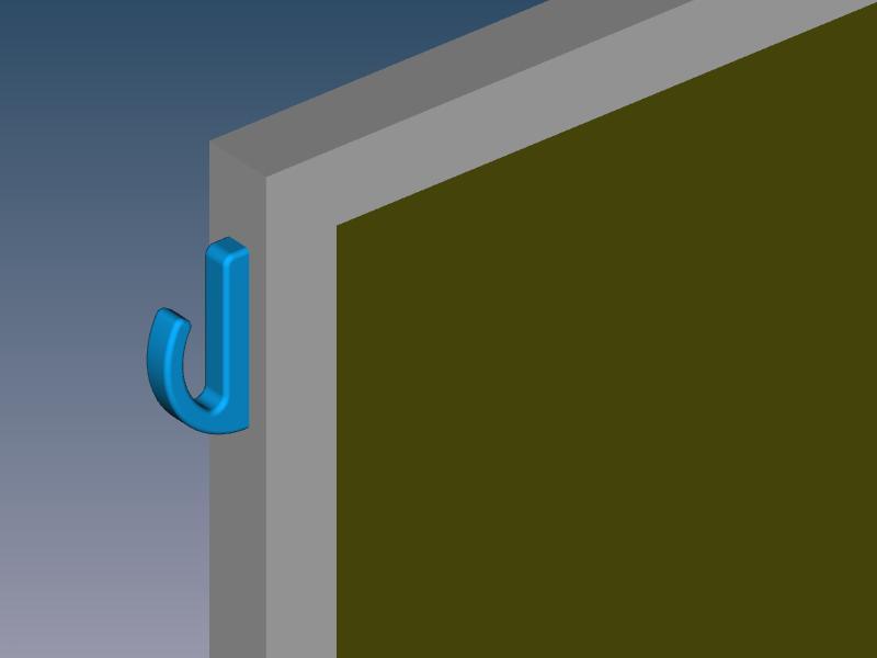 Monitor Hook 3d model