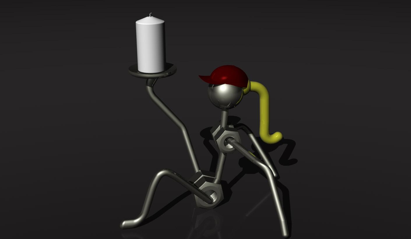 CandleHolder01.stl 3d model