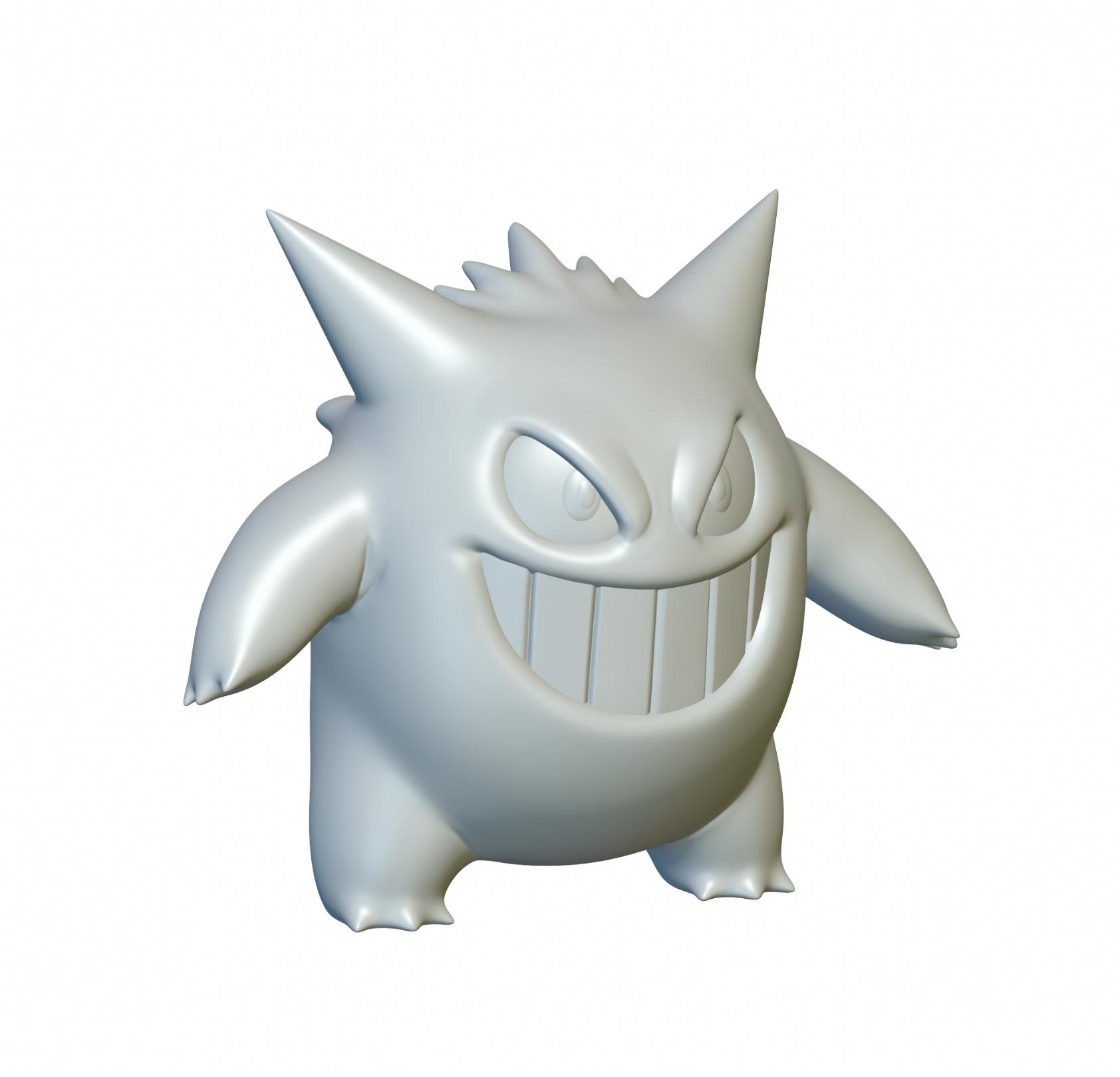 Pokemon Gengar #94 - Optimized for 3D Printing 3d model