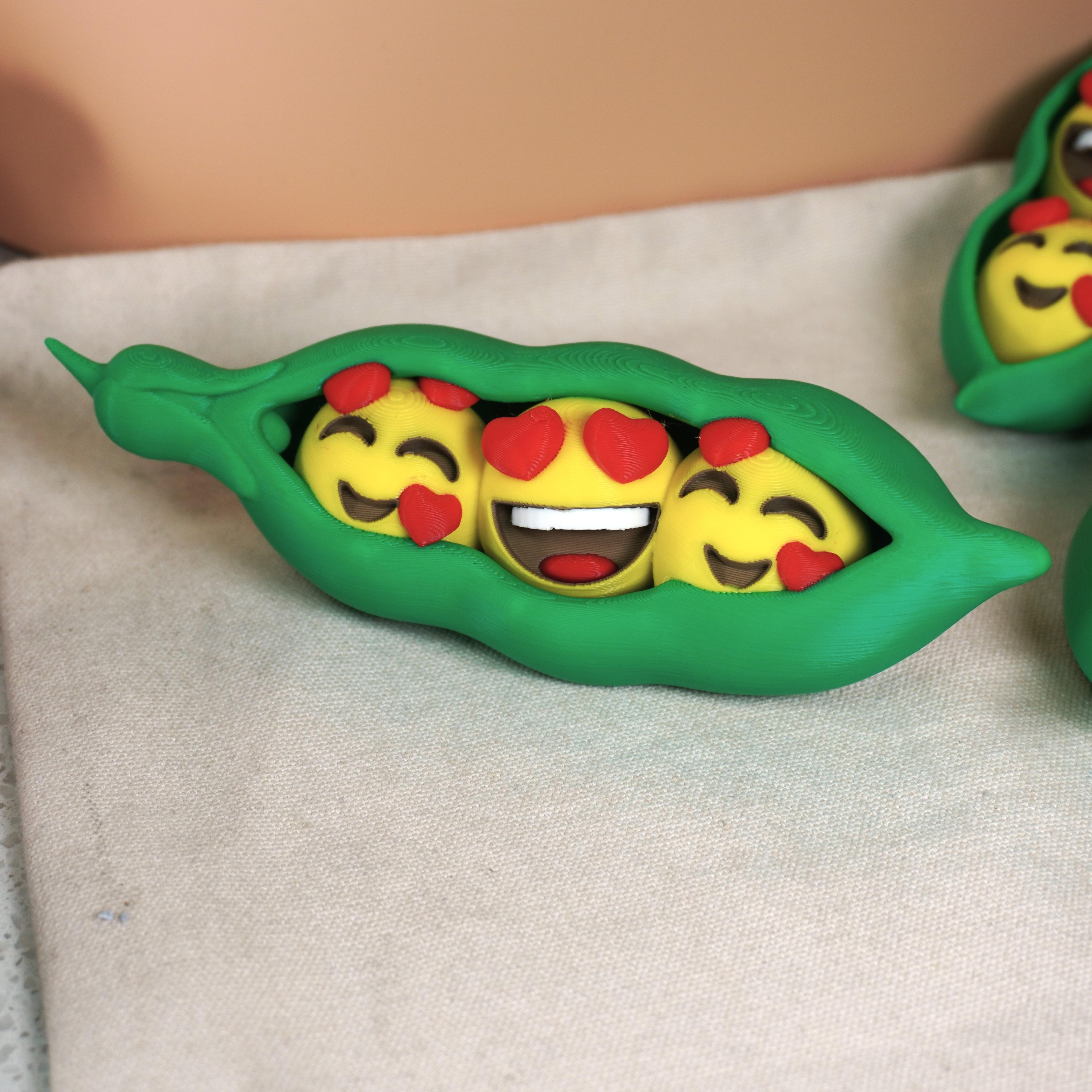 pea emoji 3d model