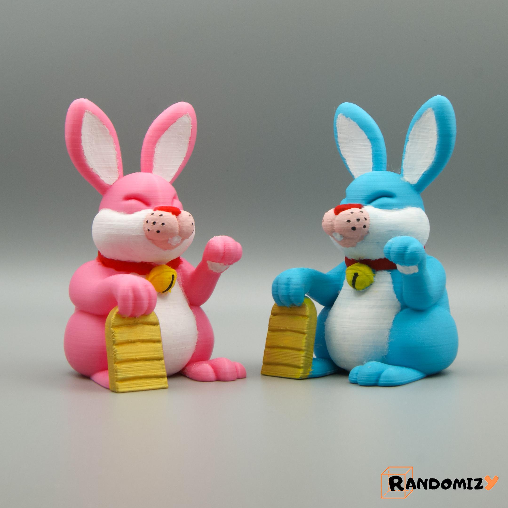  Maneki Usagi (Lucky Bunny)  3d model