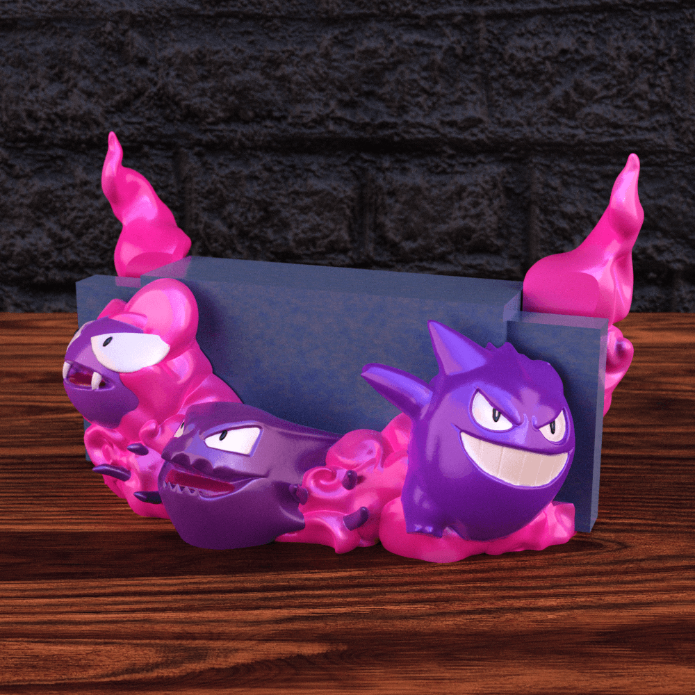 Nintendo Switch Dock - Gastly Gengar Evolution  3d model