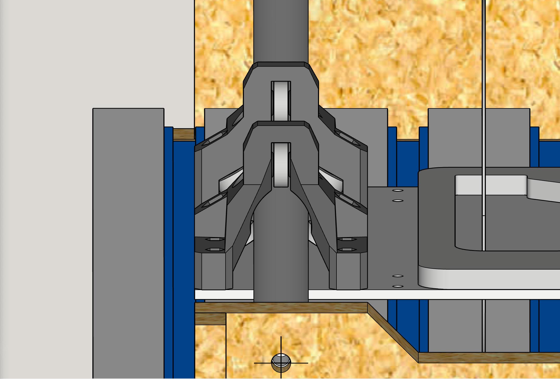 [DIY Panel Saw] Z mount (v7a) 3d model