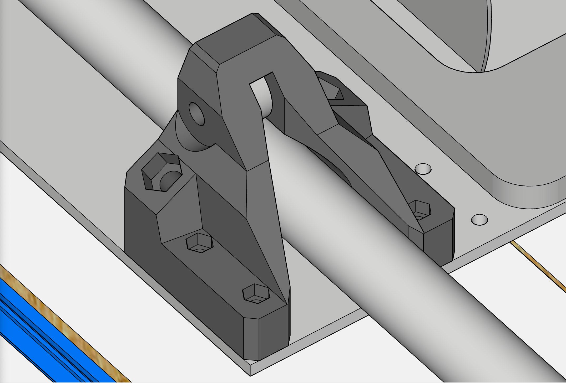 [DIY Panel Saw] Z mount (v7a) 3d model