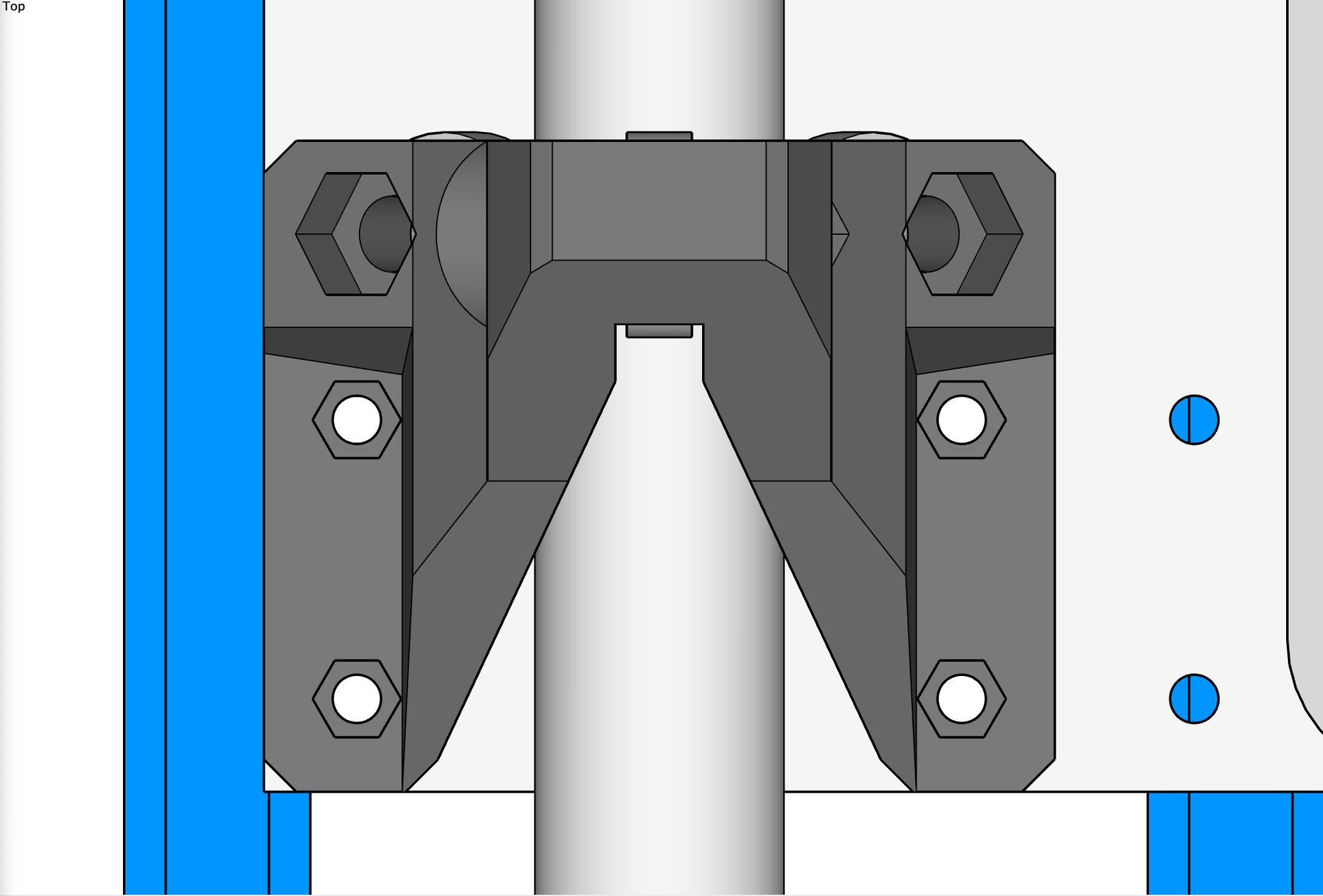 [DIY Panel Saw] Z mount (v7a) 3d model