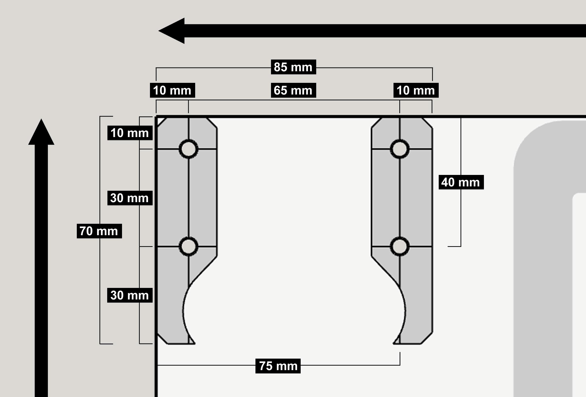 [DIY Panel Saw] Z mount (v7a) 3d model