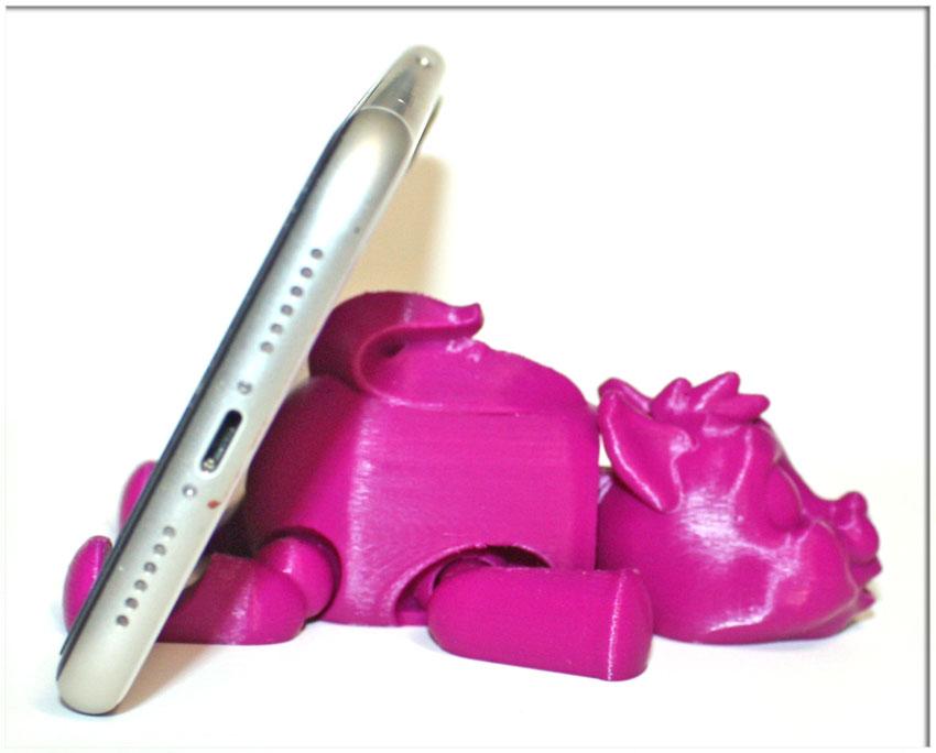 FLEXI SQUIRREL PHONE STAND 3d model