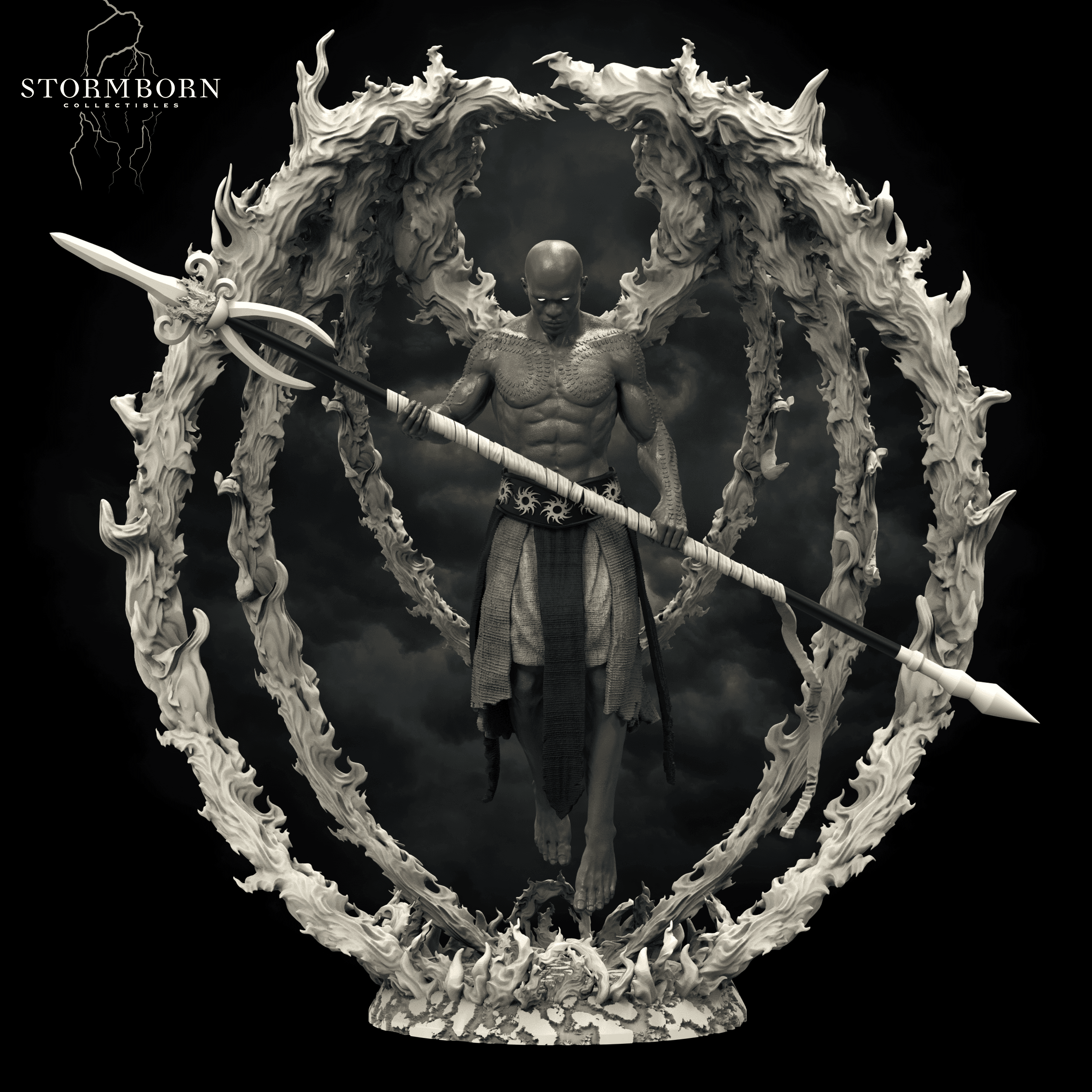 (75mm) Oros, Angel of Destruction 3d model