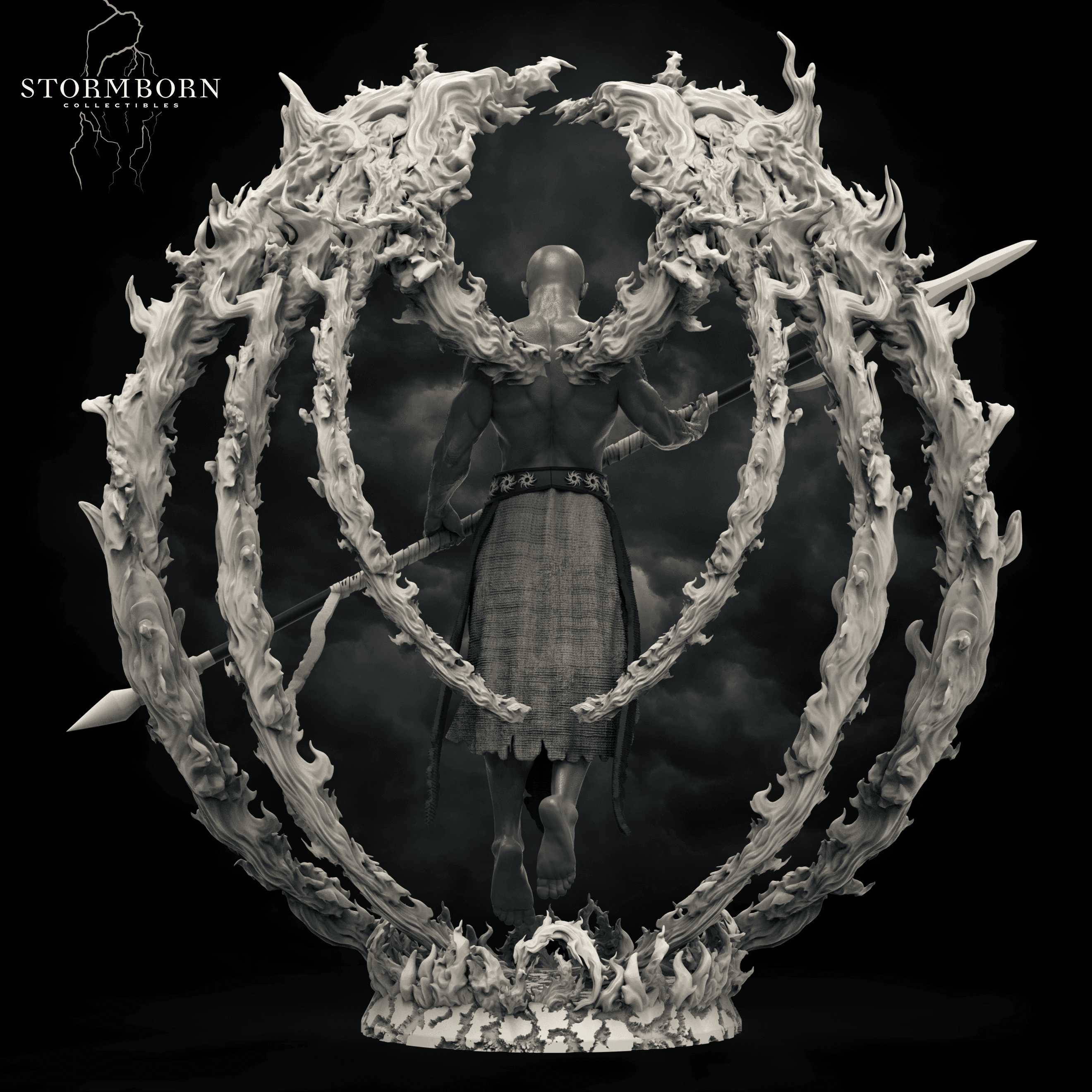 (75mm) Oros, Angel of Destruction 3d model