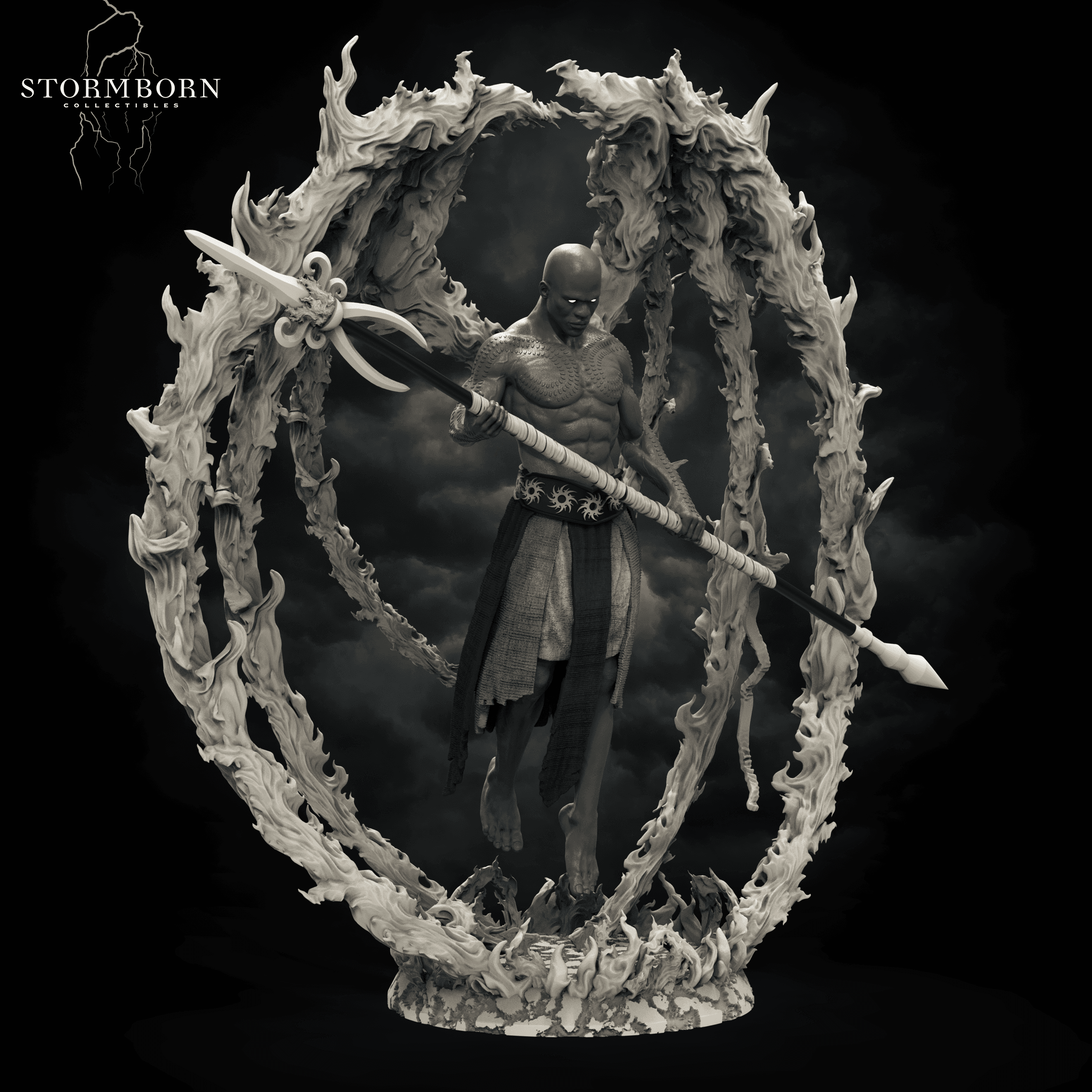 (75mm) Oros, Angel of Destruction 3d model