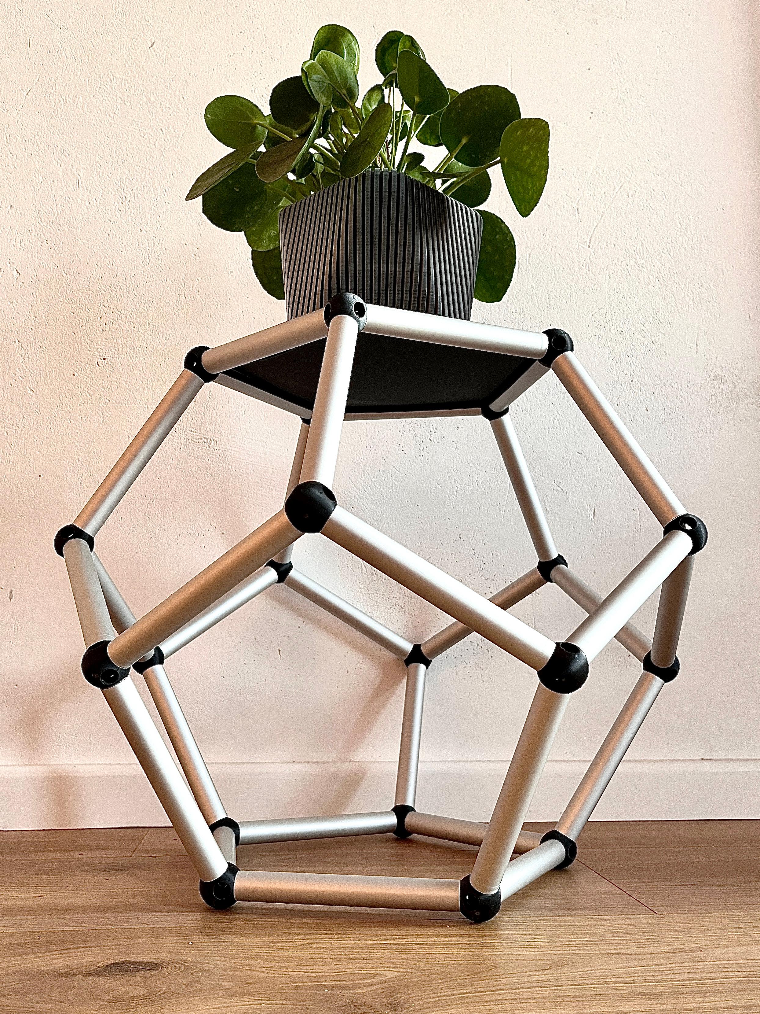 Dodecahedron side table USM Haller inspired 3d model