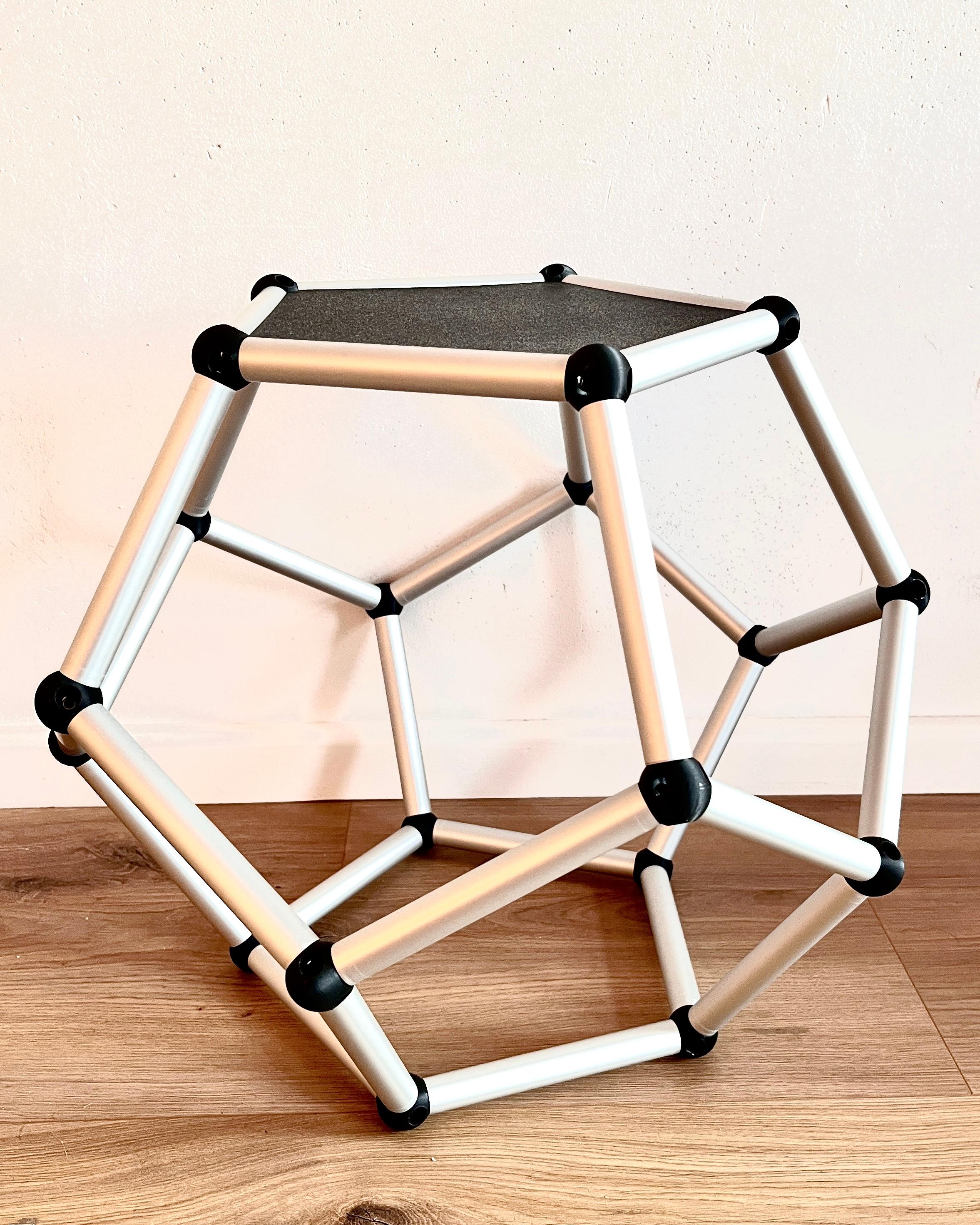 Dodecahedron side table USM Haller inspired 3d model