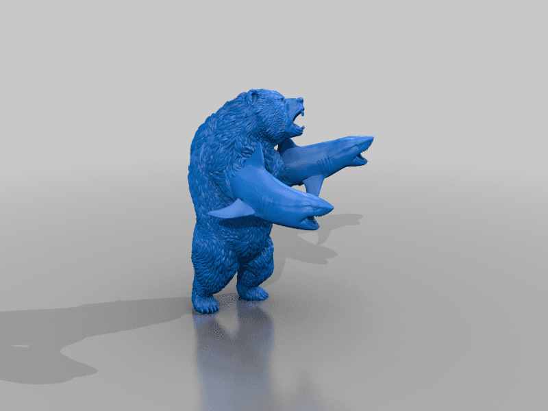 Sharken Bear Bic Buddy 3d model