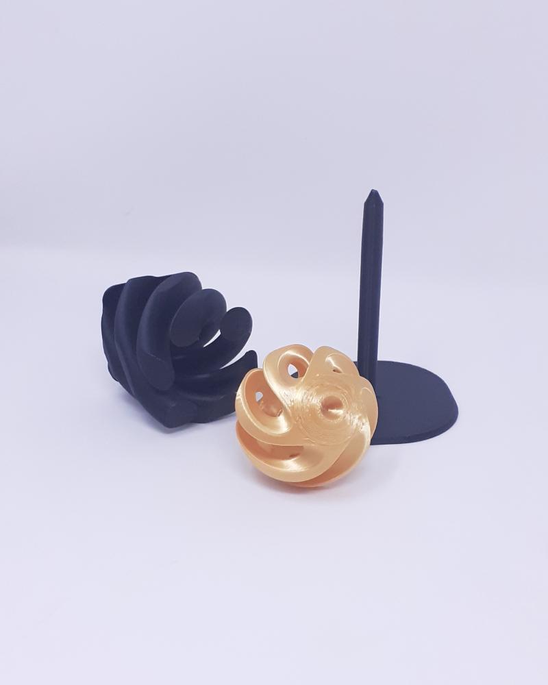 Vortex Balance Sphere fidget spinner 3d model