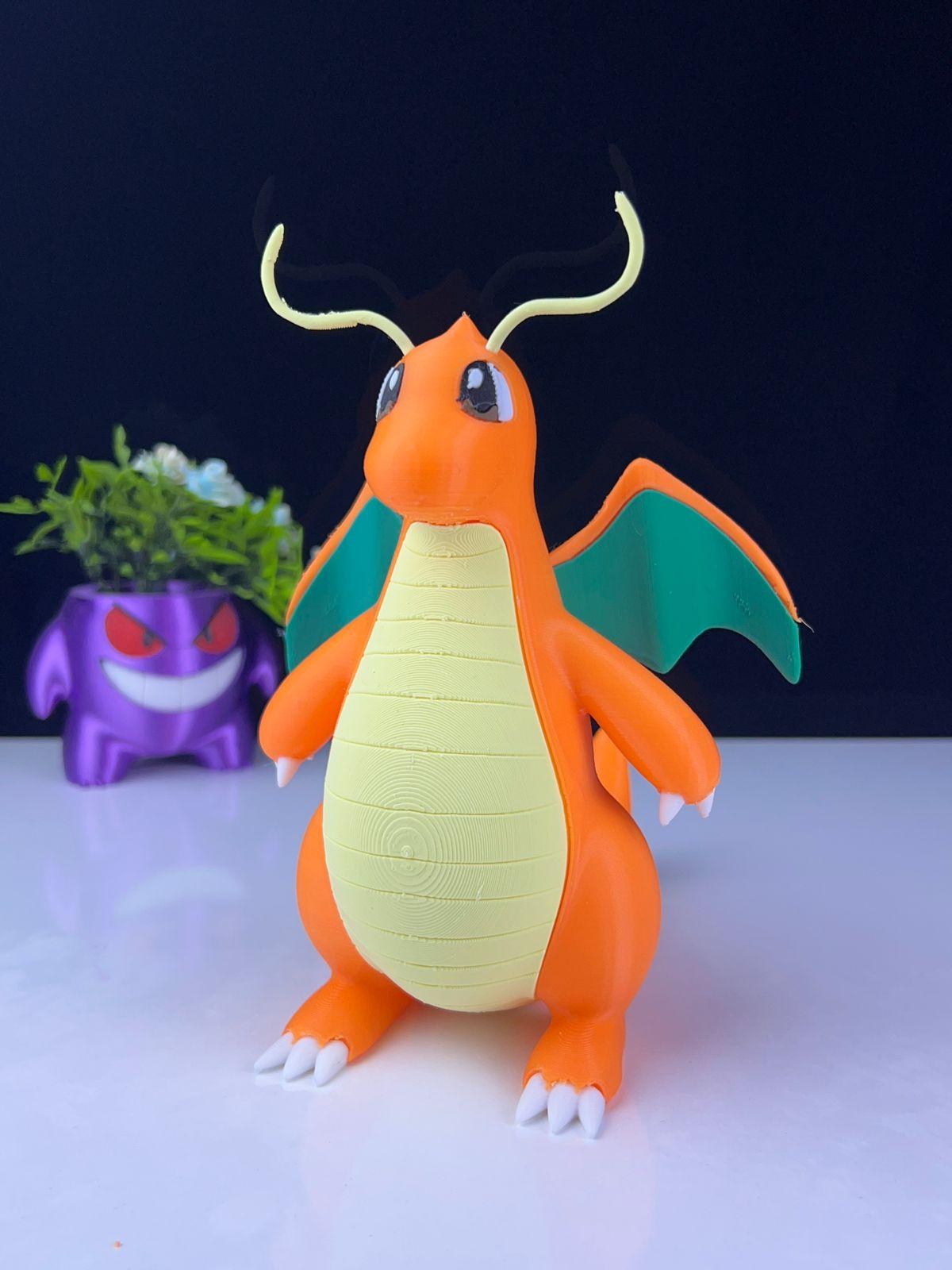 Dragonite Pokemon - Multipart 3d model