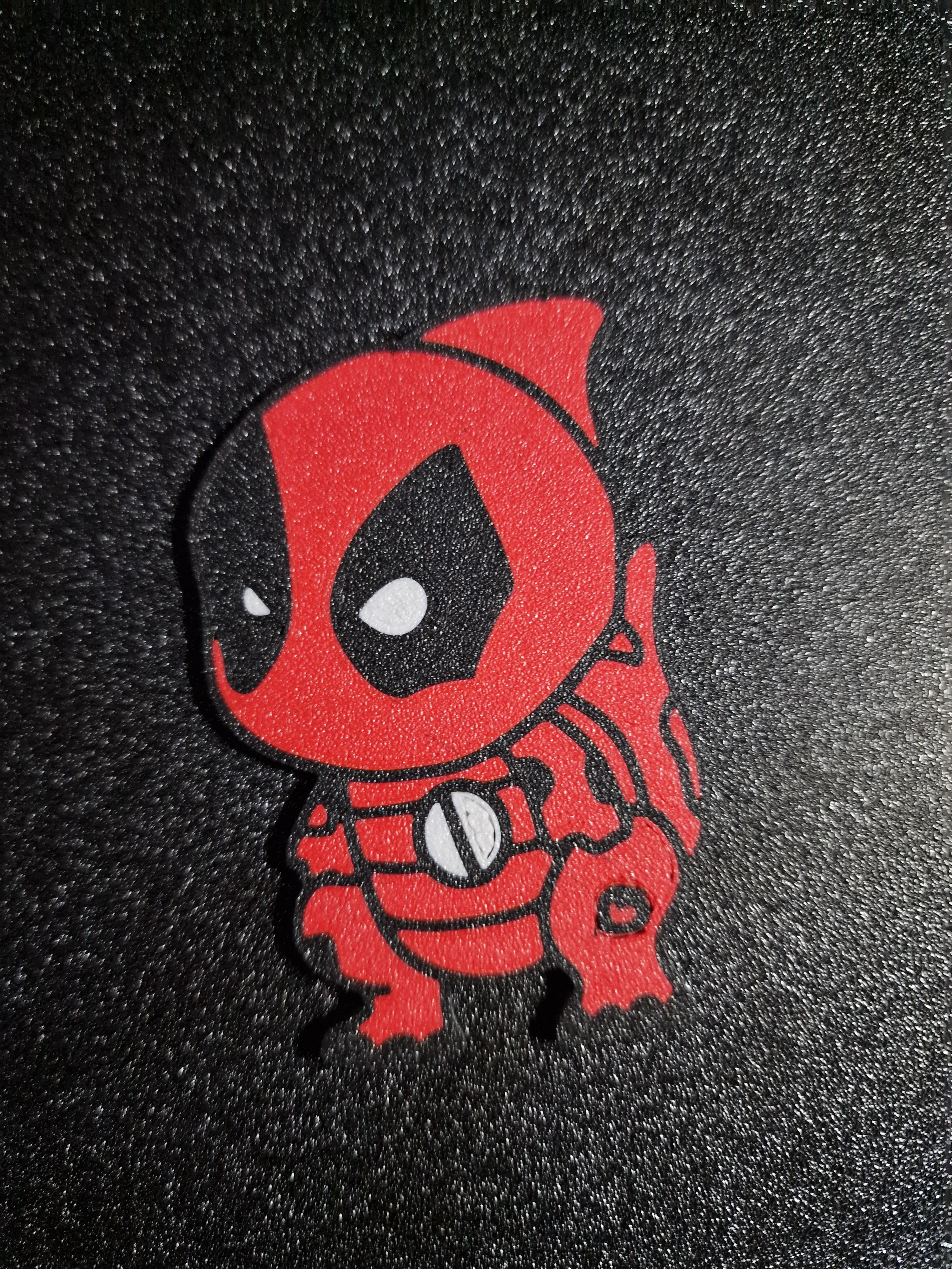 Deadpool Diny Painted Keyring (AMS Ready) 3d model