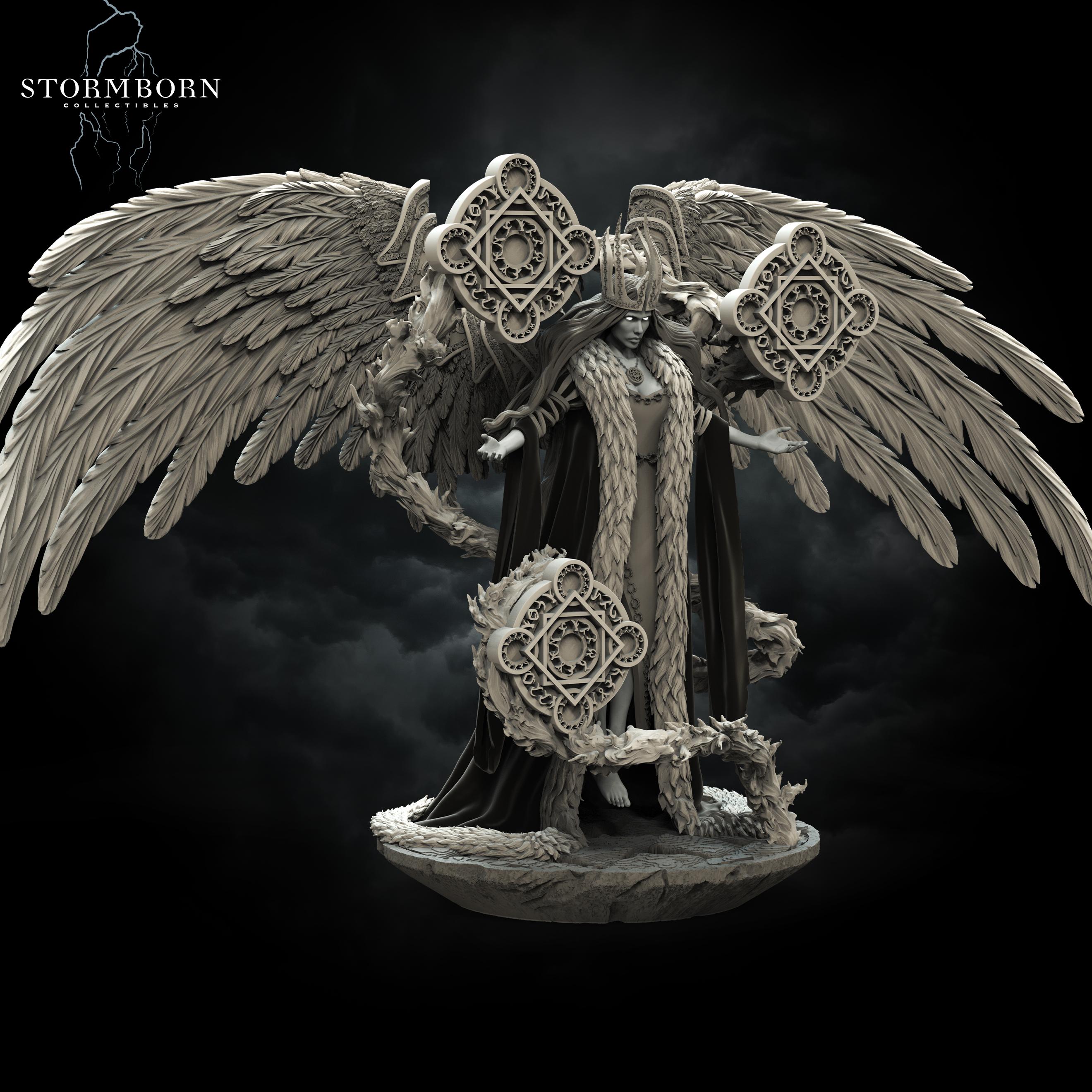 (75mm) Juno, Queen of the Angels 3d model