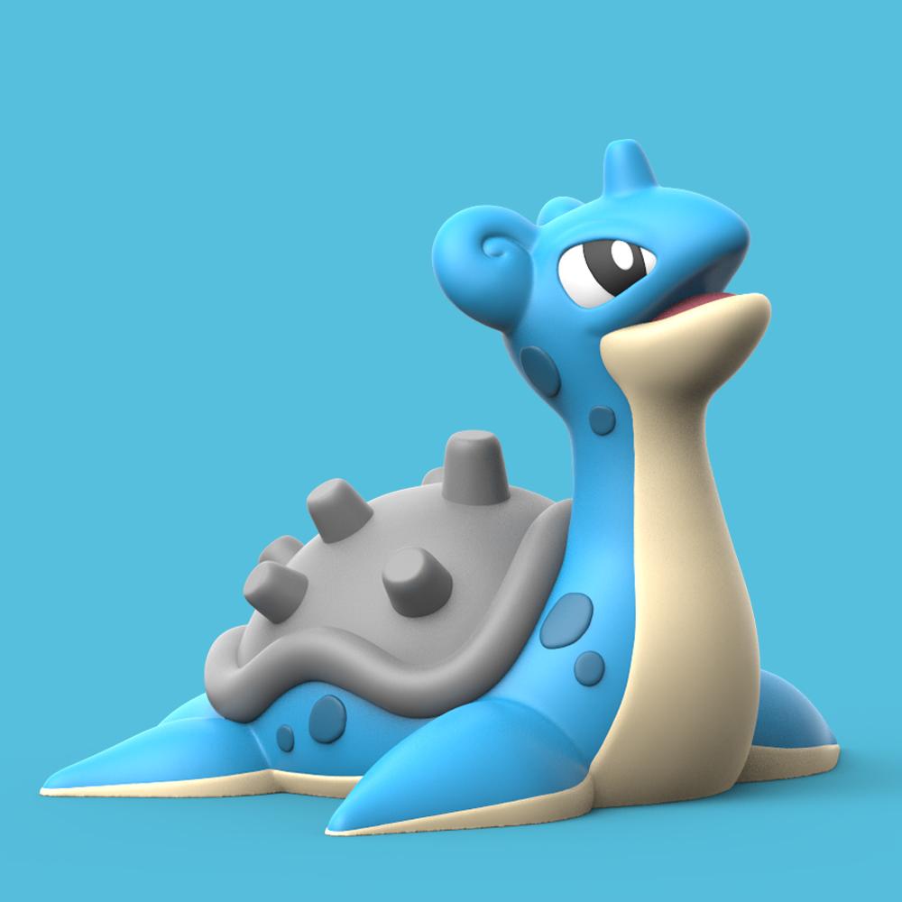 Lapras 3d model