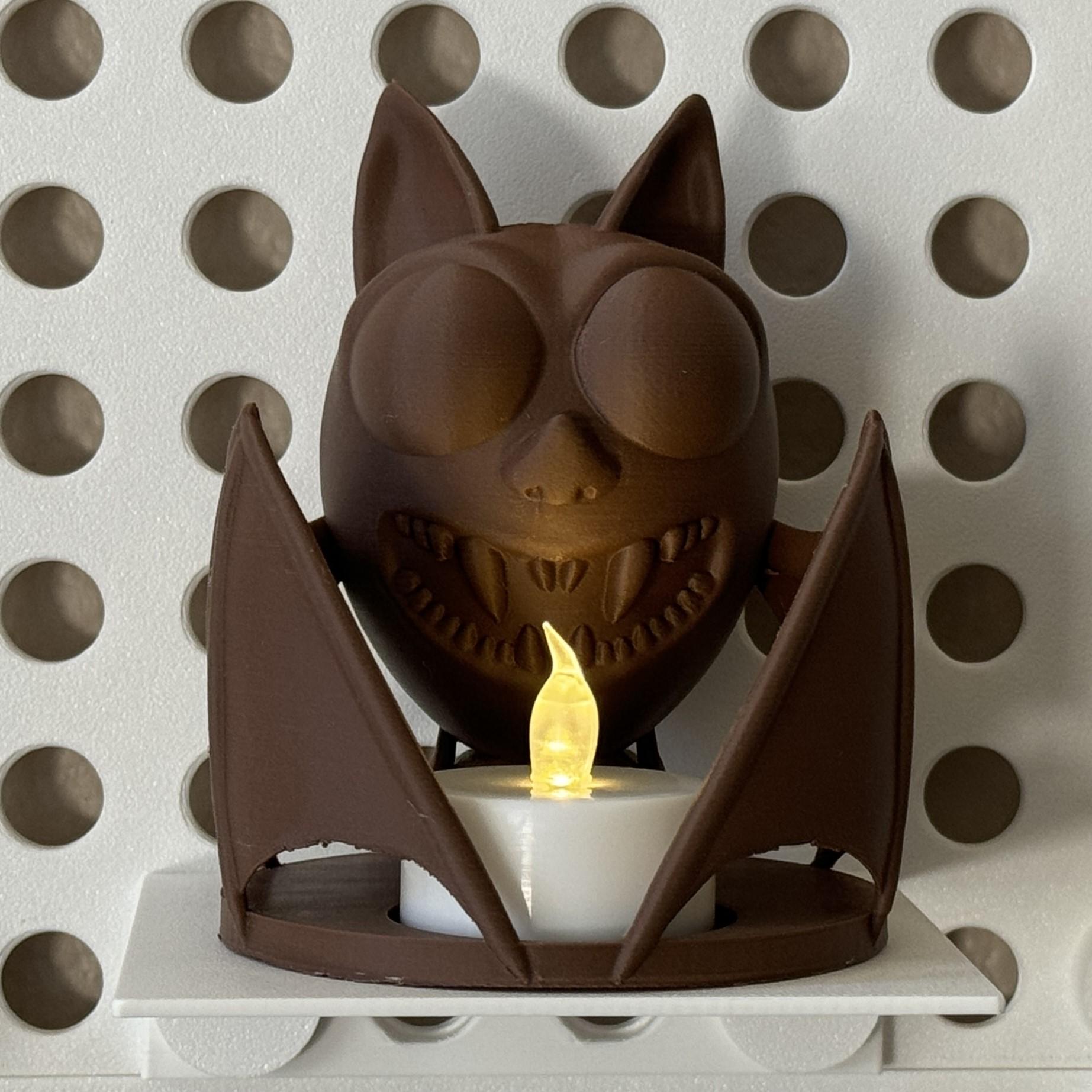 Bat Tea Light Holder - Multicolor 3d model