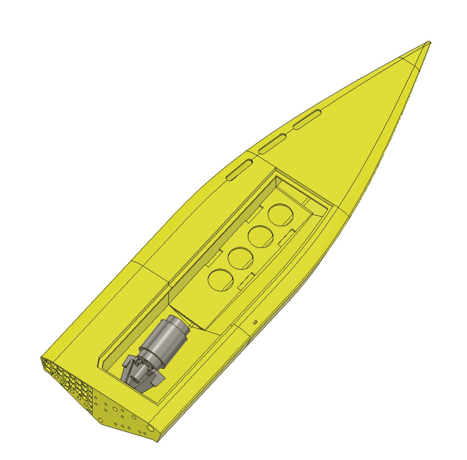 RC Boat V Hull Self Righting  3d model