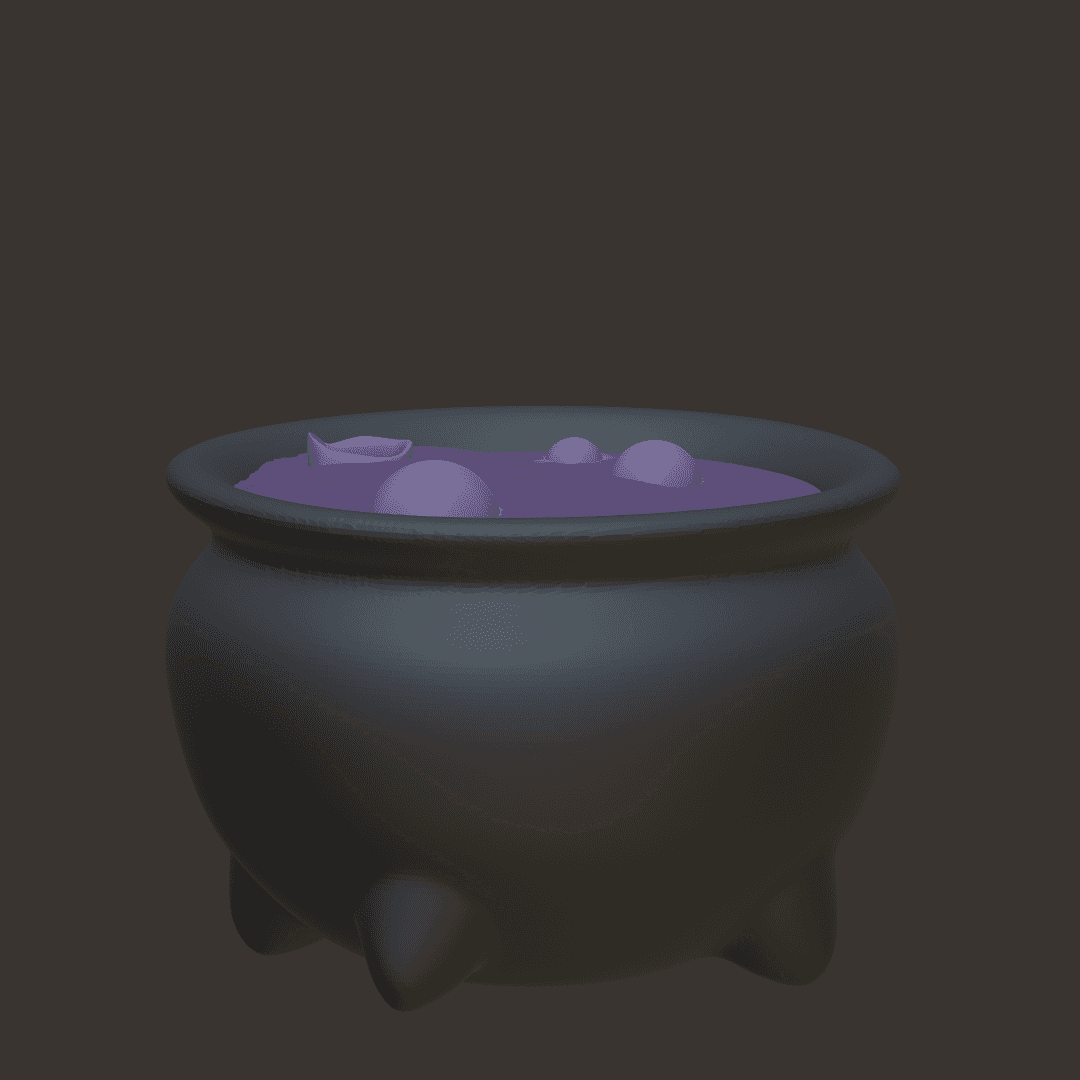 Witch's Cauldron  3d model