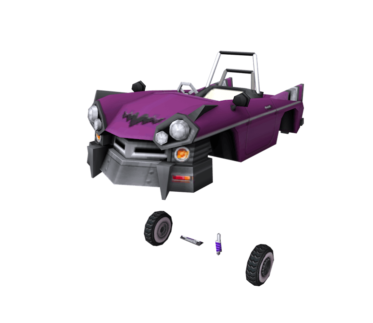 Waluigi Racer 3d model