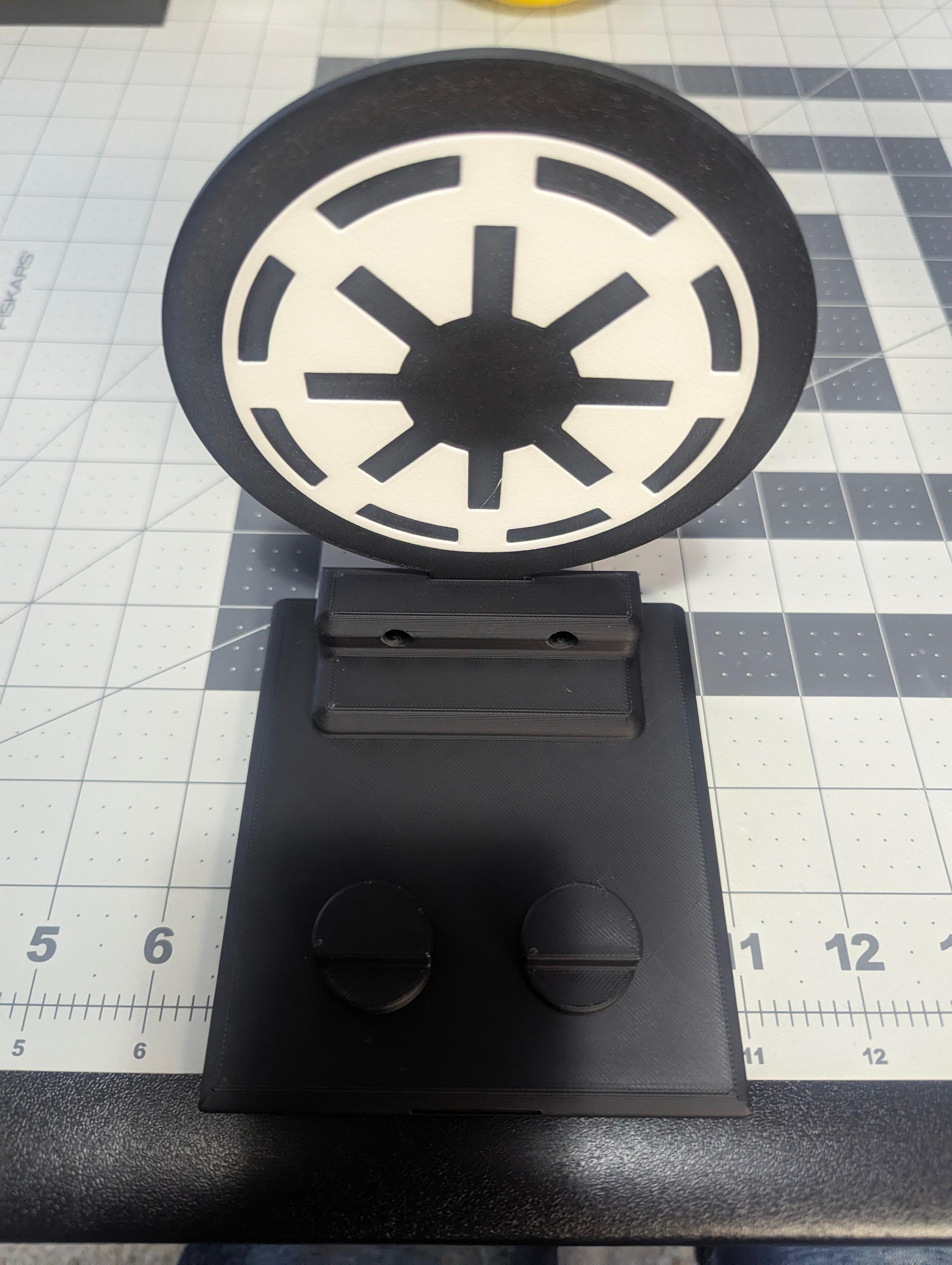 Galactic Republic 120mm Wall Mount Insert Emblem 3d model