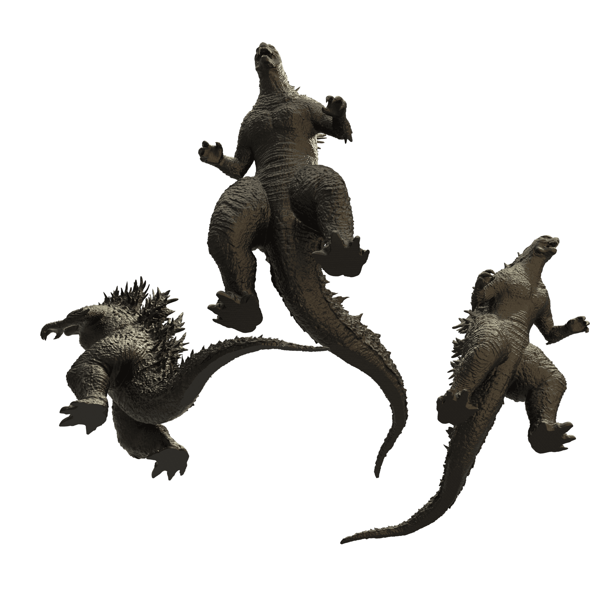 Godzilla Minus One Statue 3d model