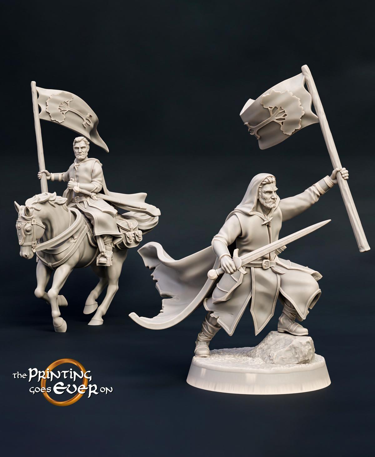 Heathbrant - On Foot and Mounted 3d model