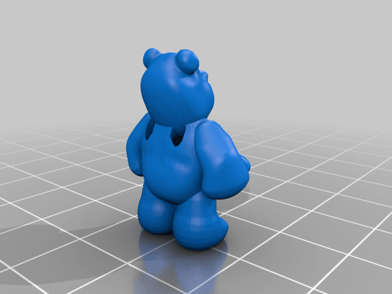 calibear v2 smoother HDer keychain bobble. 3d model