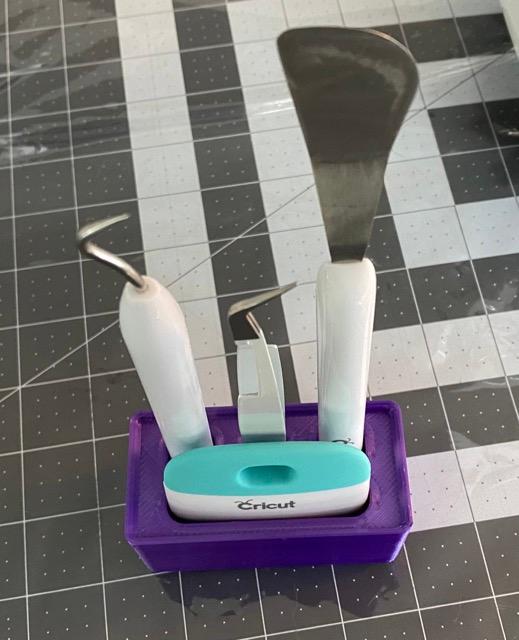 Gridfinity Cricut Accessories Holder 3d model