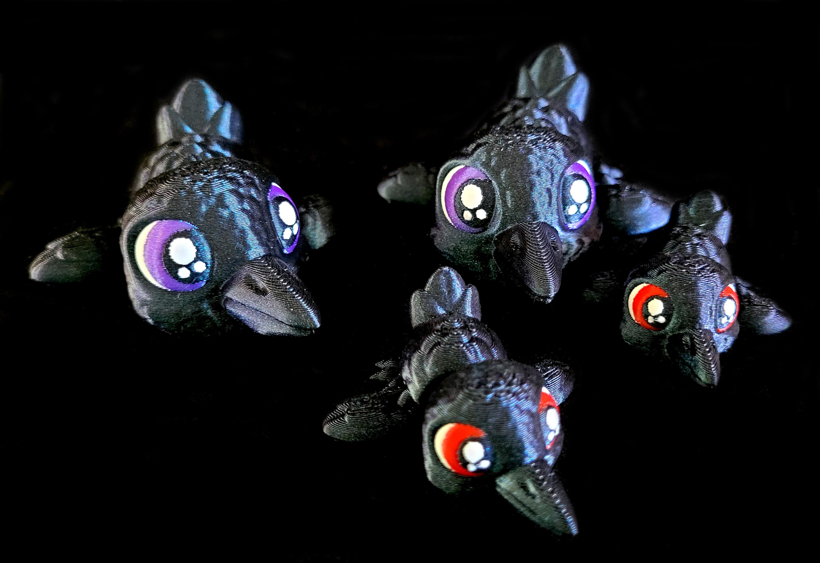 Crow Hatchlings *Commercial Version* 3d model