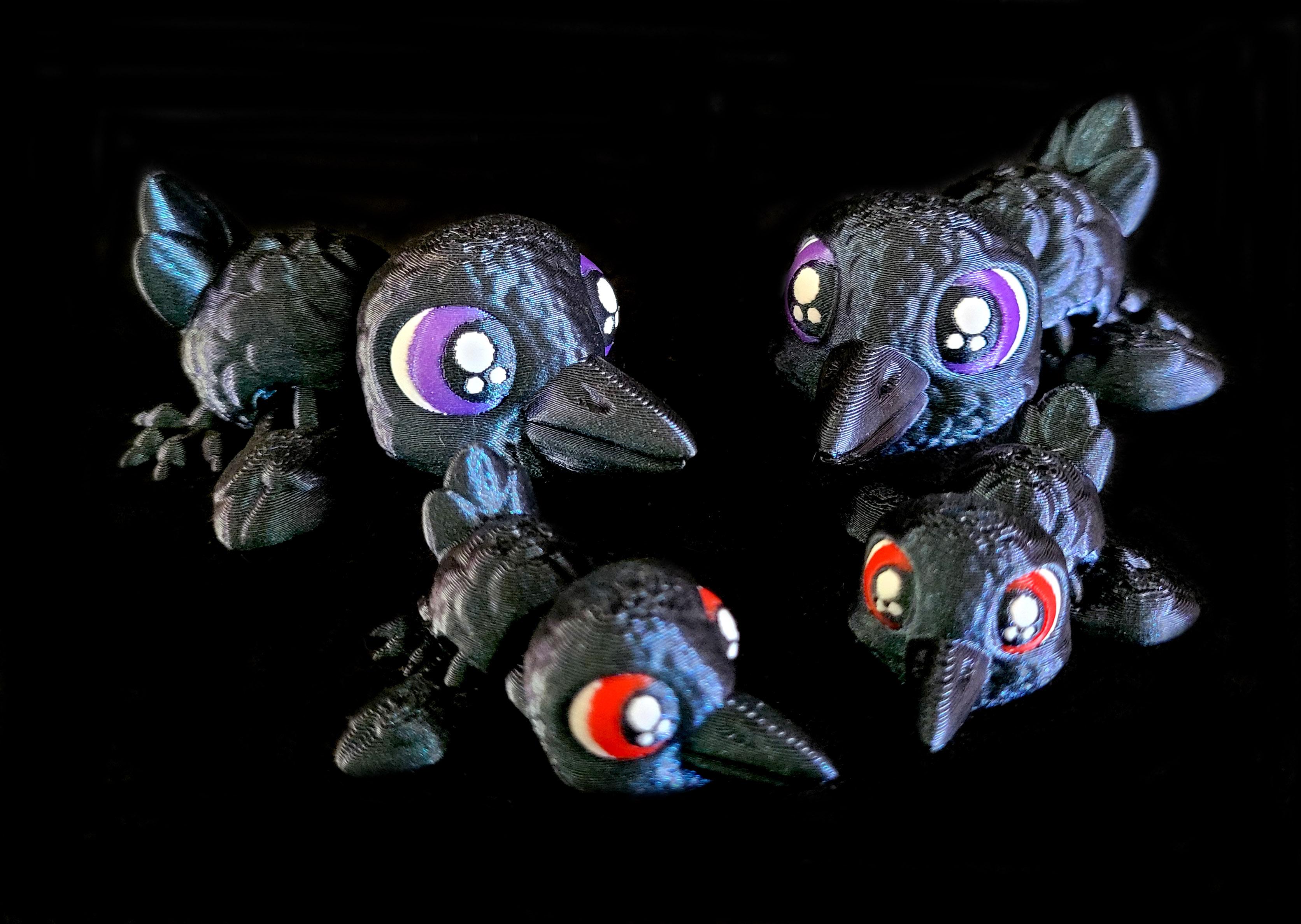 Crow Hatchlings *Commercial Version* 3d model