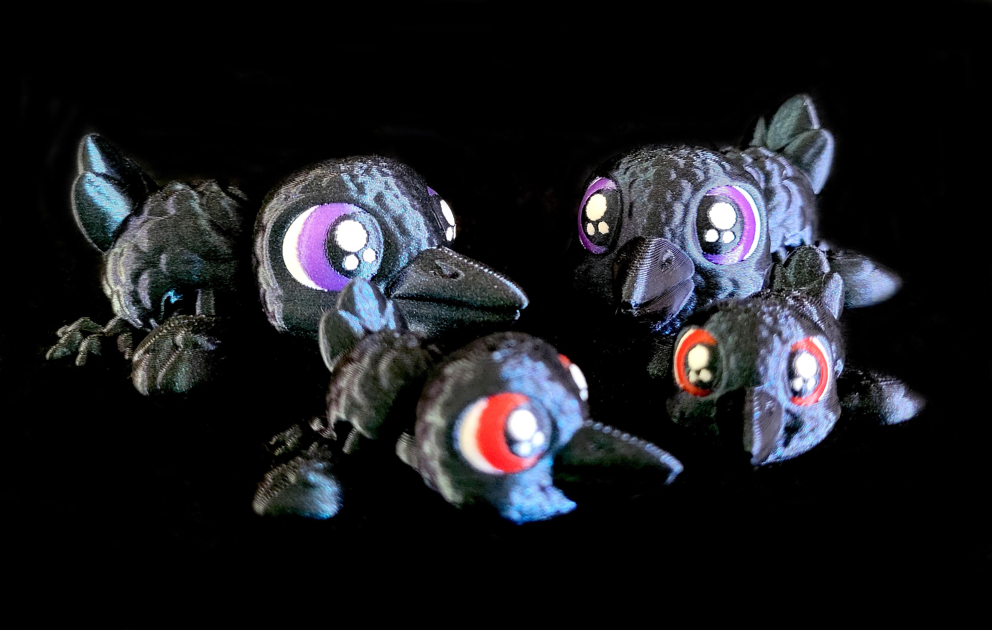 Crow Hatchlings *Commercial Version* 3d model